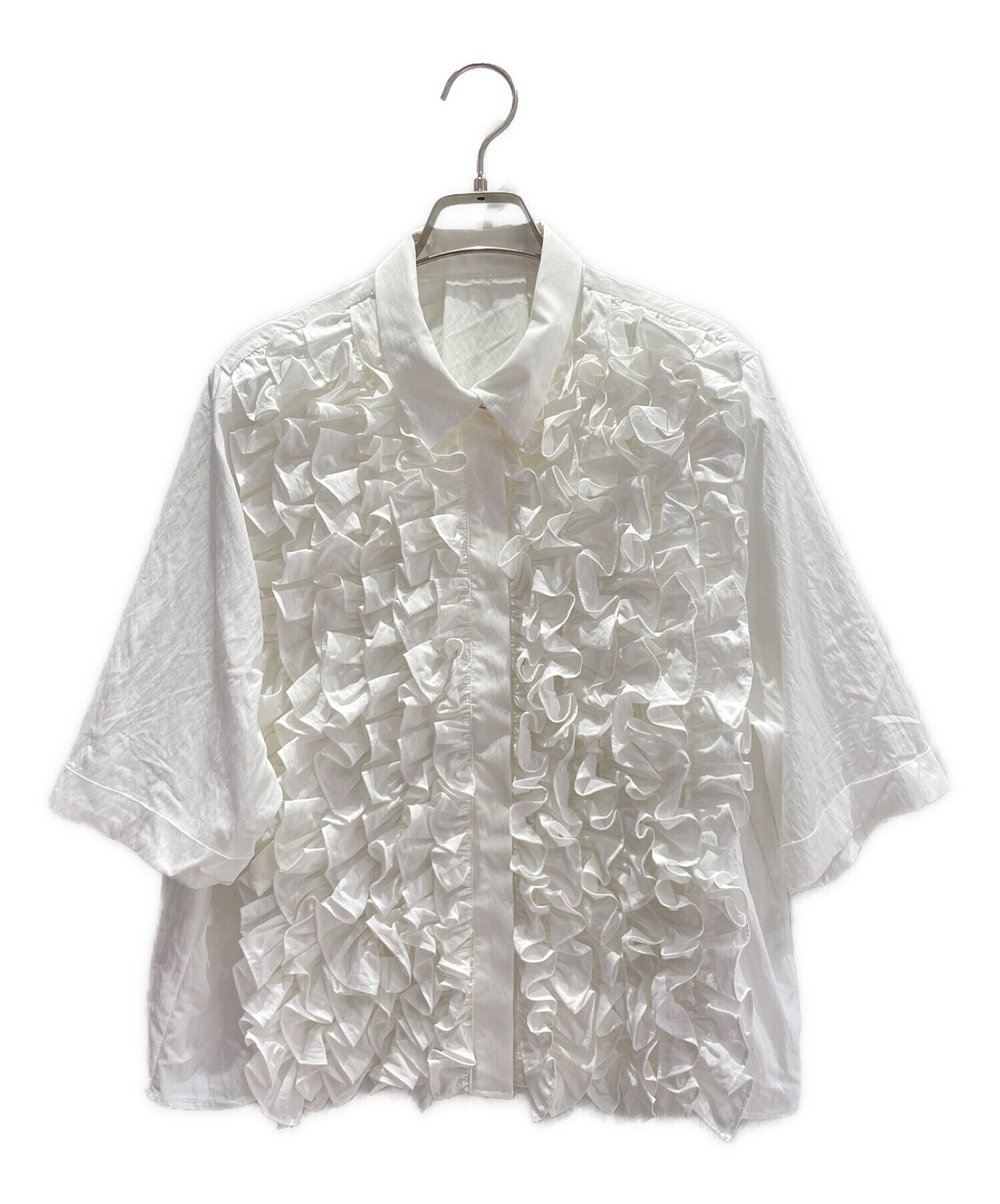 RIKO (リコ) Petal frill blouse ホワイト サイズ:FREE