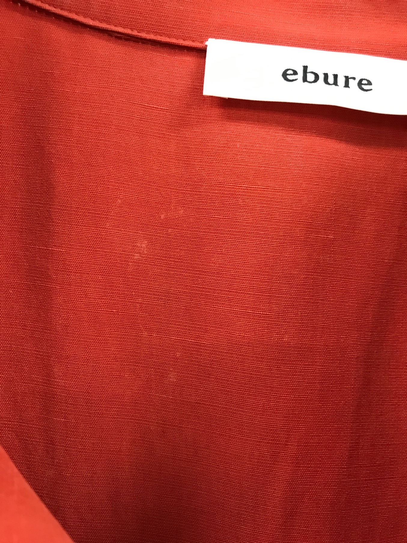 ebure (エブール) テンセルリネンウエストマークシャツワンピース サイズ:36