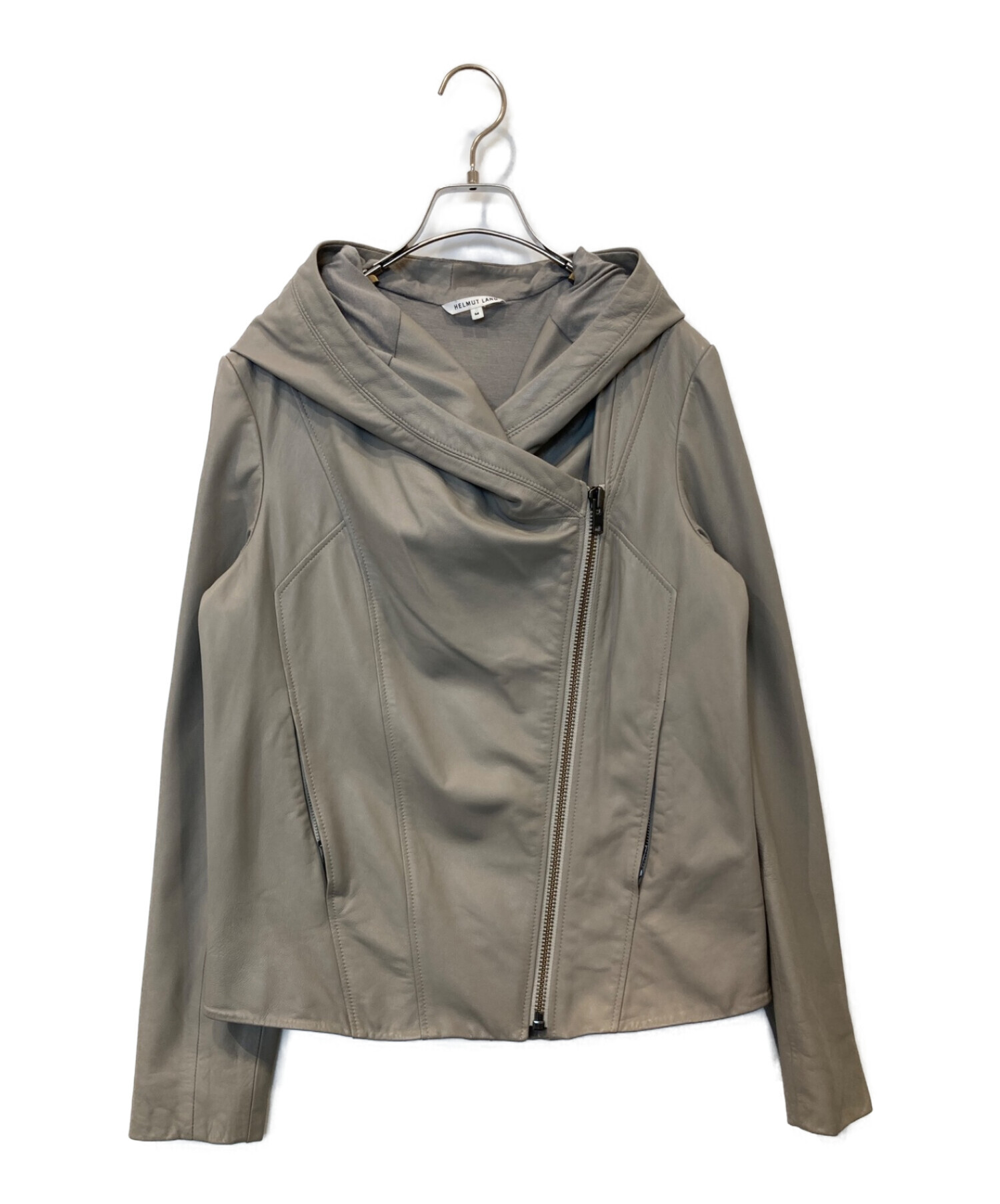 中古・古着通販】HELMUT LANG (ヘルムートラング) フーデッドレザー 
