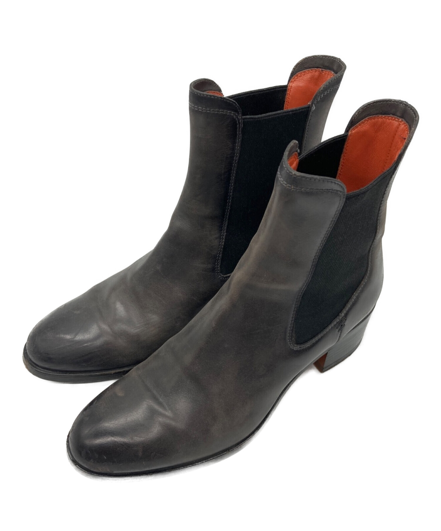 中古・古着通販】Santoni (サントーニ) サイドゴアブーツ グレー 