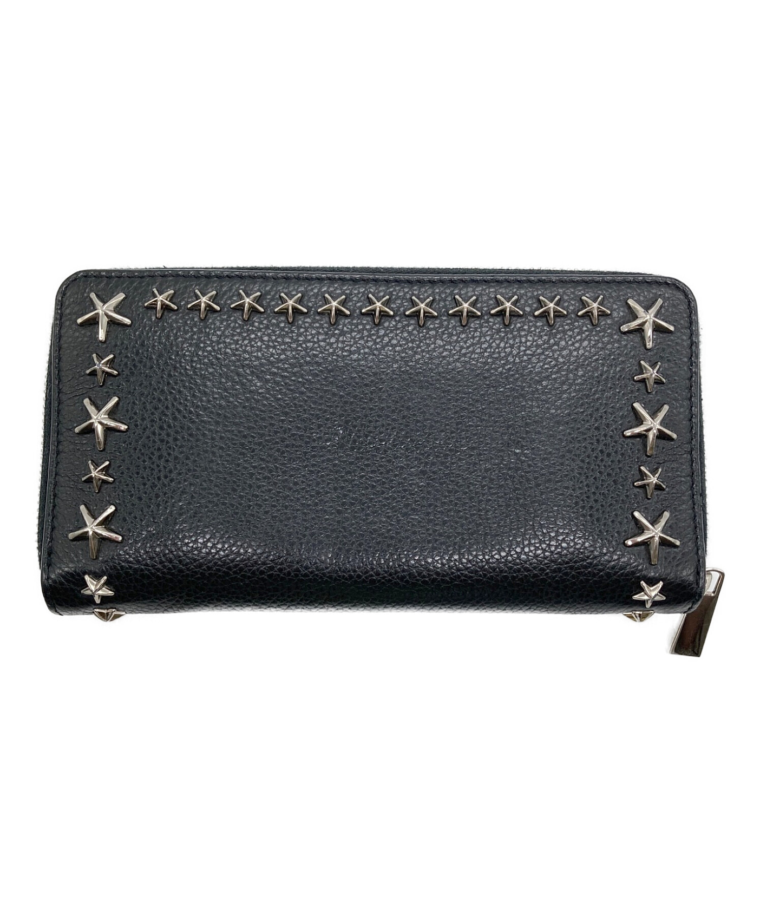 ジミーチュウ 長財布 jimmy choo 黒 ブラック（JIMMY CHOO ジミー 