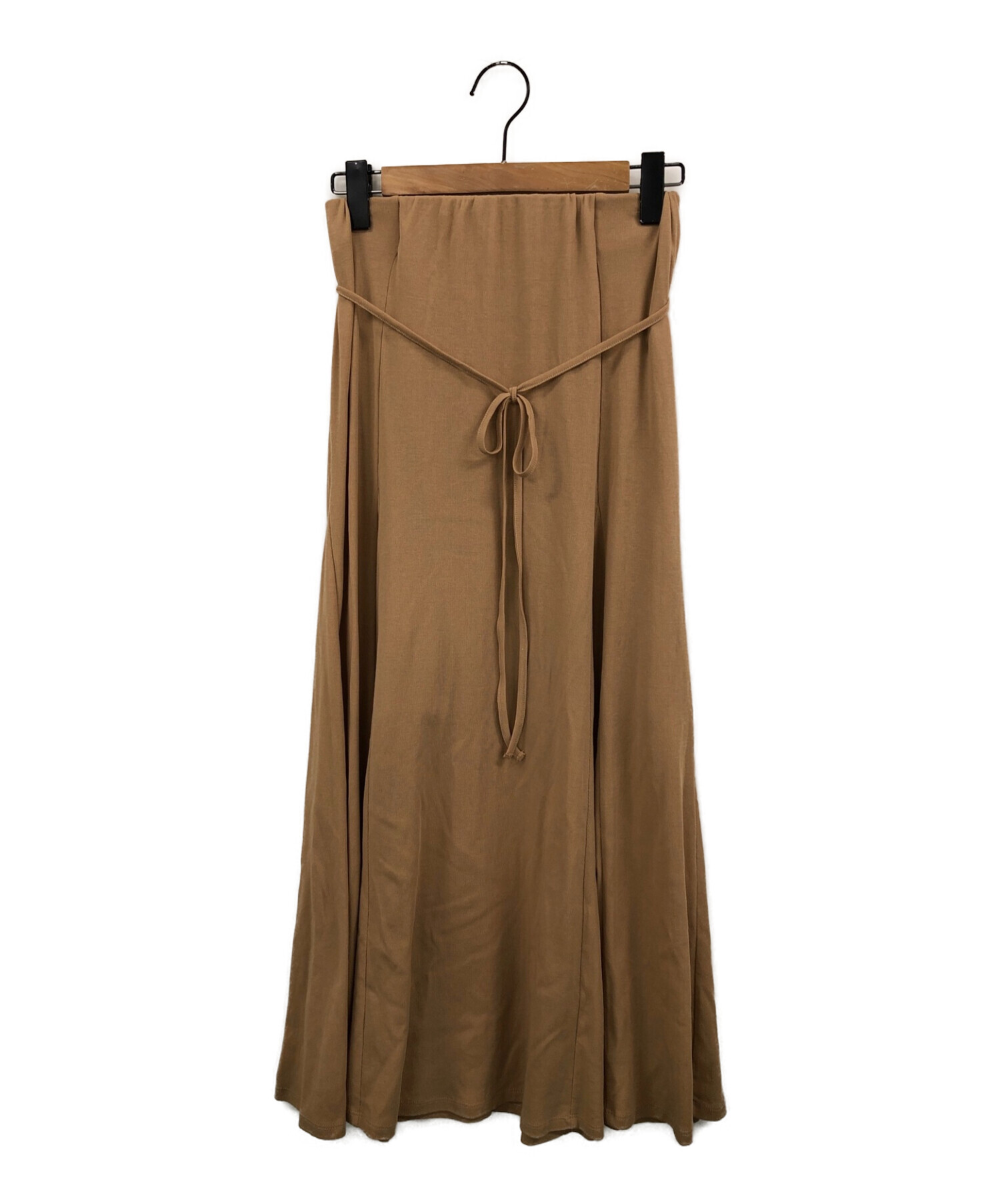 CASA FLINE (カーサフライン) イージーマーメイドスカート キャメル サイズ:F