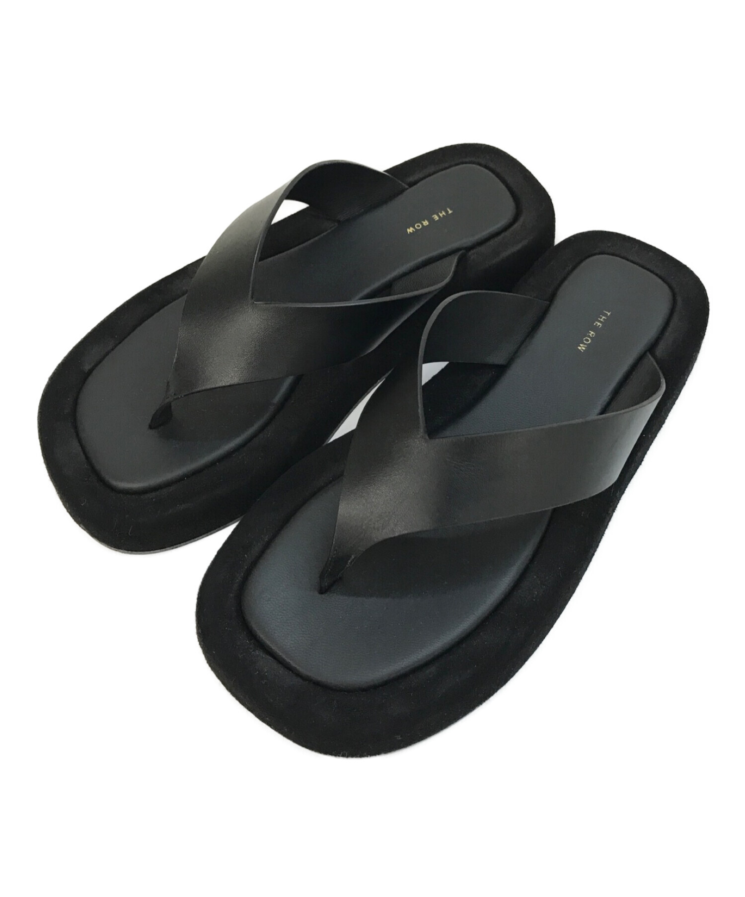 THE ROW (ザ ロウ) Ginza sandals ブラック サイズ:36