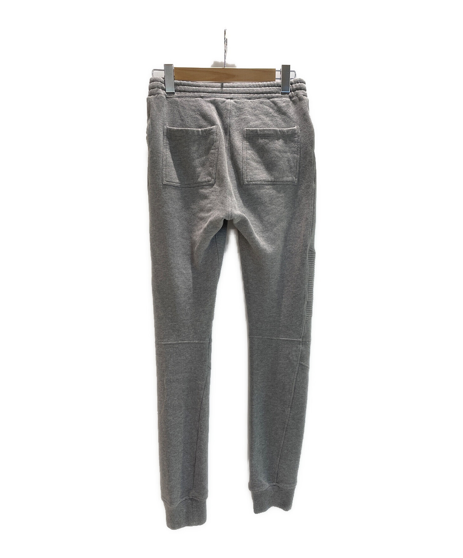 中古・古着通販】BALMAIN (バルマン) スウェットバイカーパンツ 