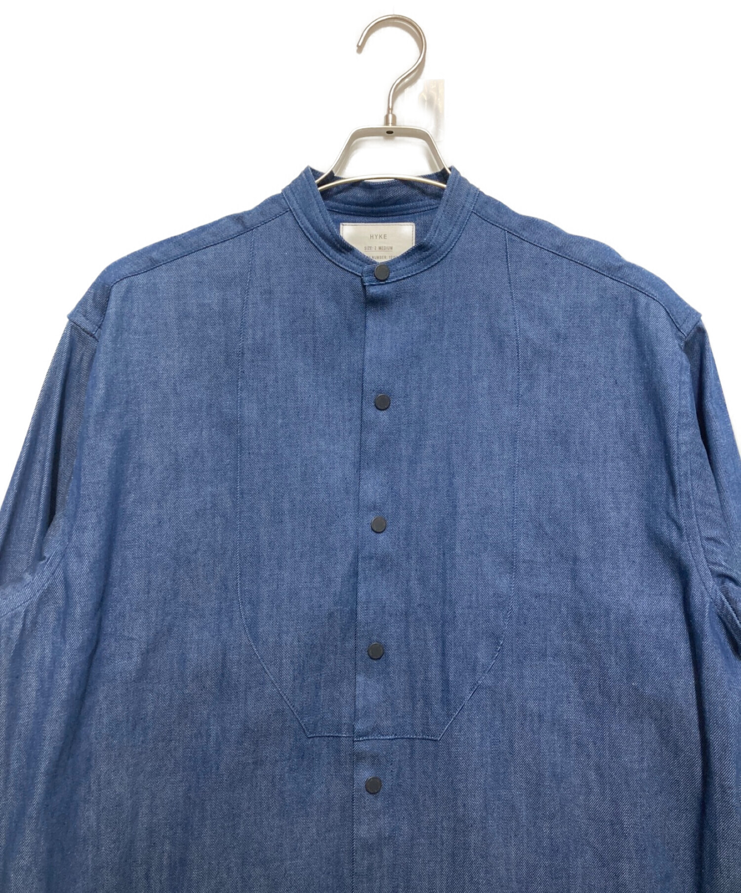 HYKE DENIM BIB FRONT