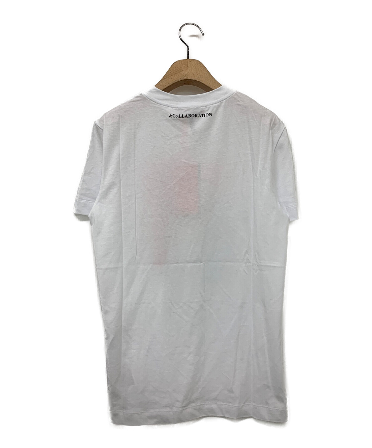 MAX&Co. (マックスアンドコー) レディ オスカル ロゴ Tシャツ ホワイト サイズ:I-J M 未使用品