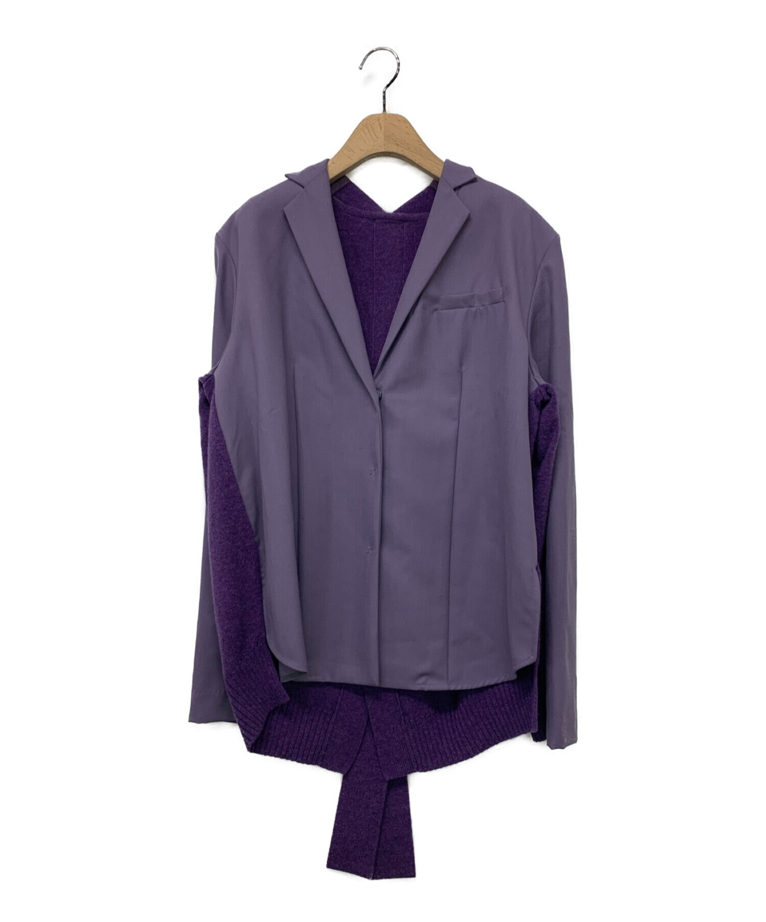 中古・古着通販】IRENE (アイレネ) バックニットライトジャケット  