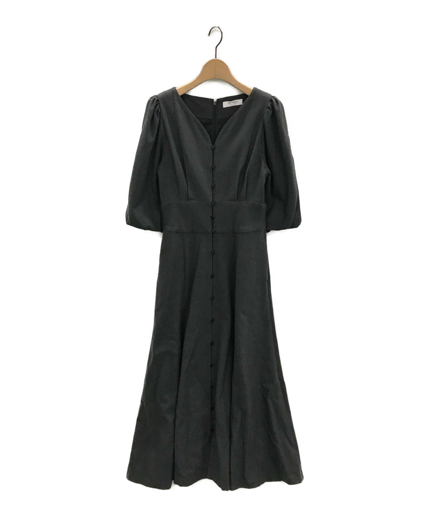 Her lip to Inner Lace Sleeve One-Piece Her lip to】Inner Lace