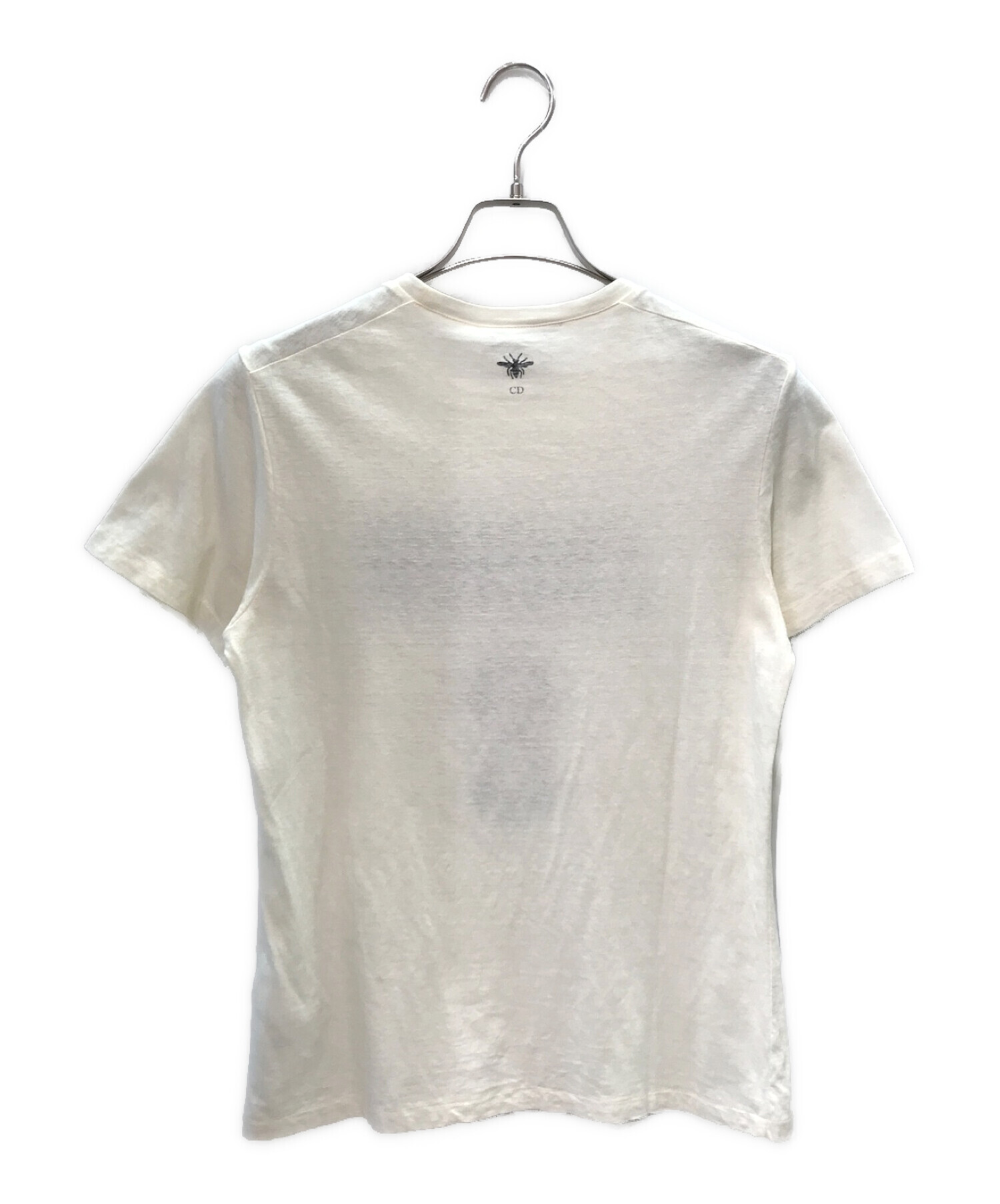 Christian Dior (クリスチャン ディオール) 半袖プリントTシャツ オフホワイト サイズ:S
