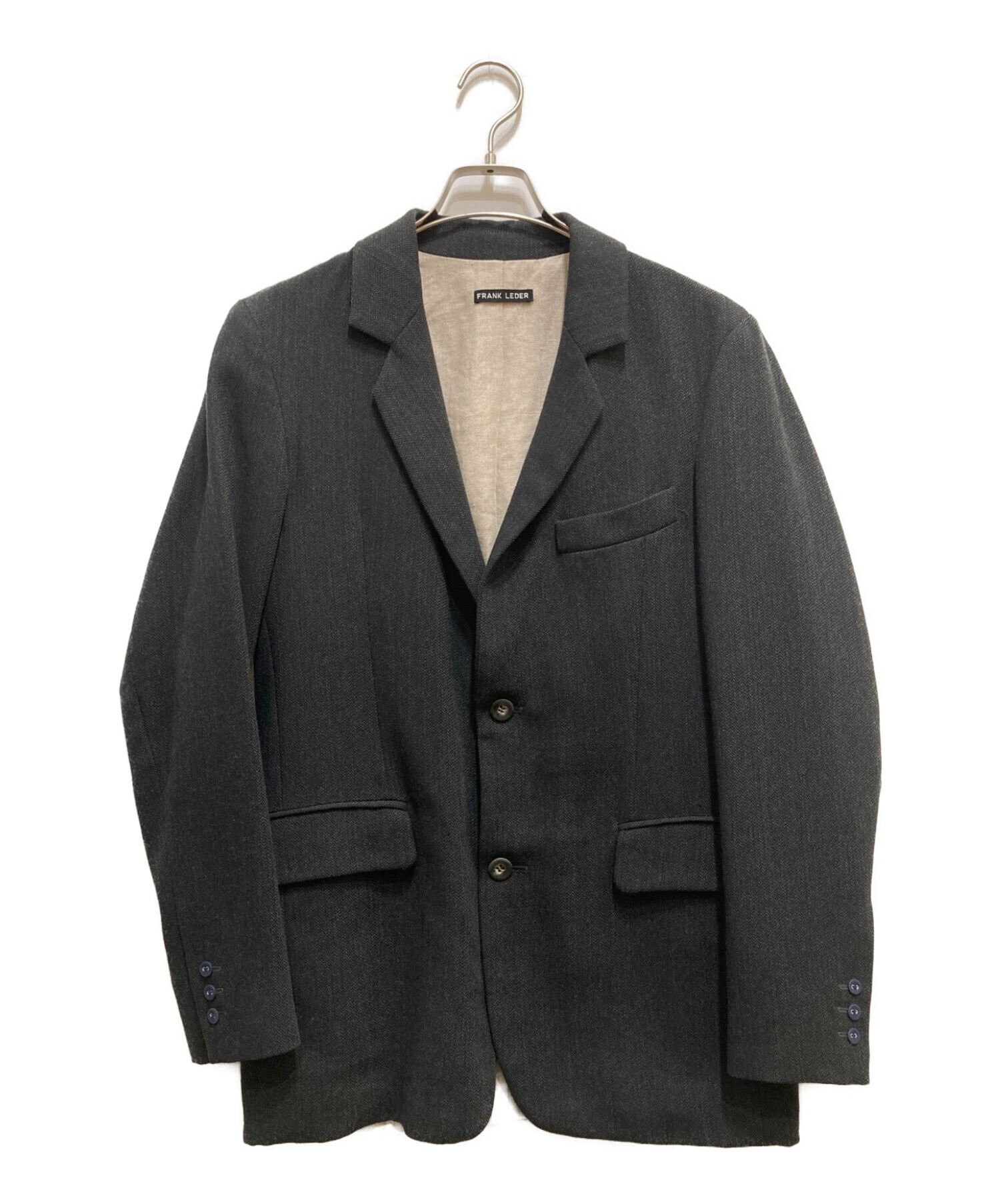 FRANKLEDER フランクリーダーコートヘリンボーンサイズS