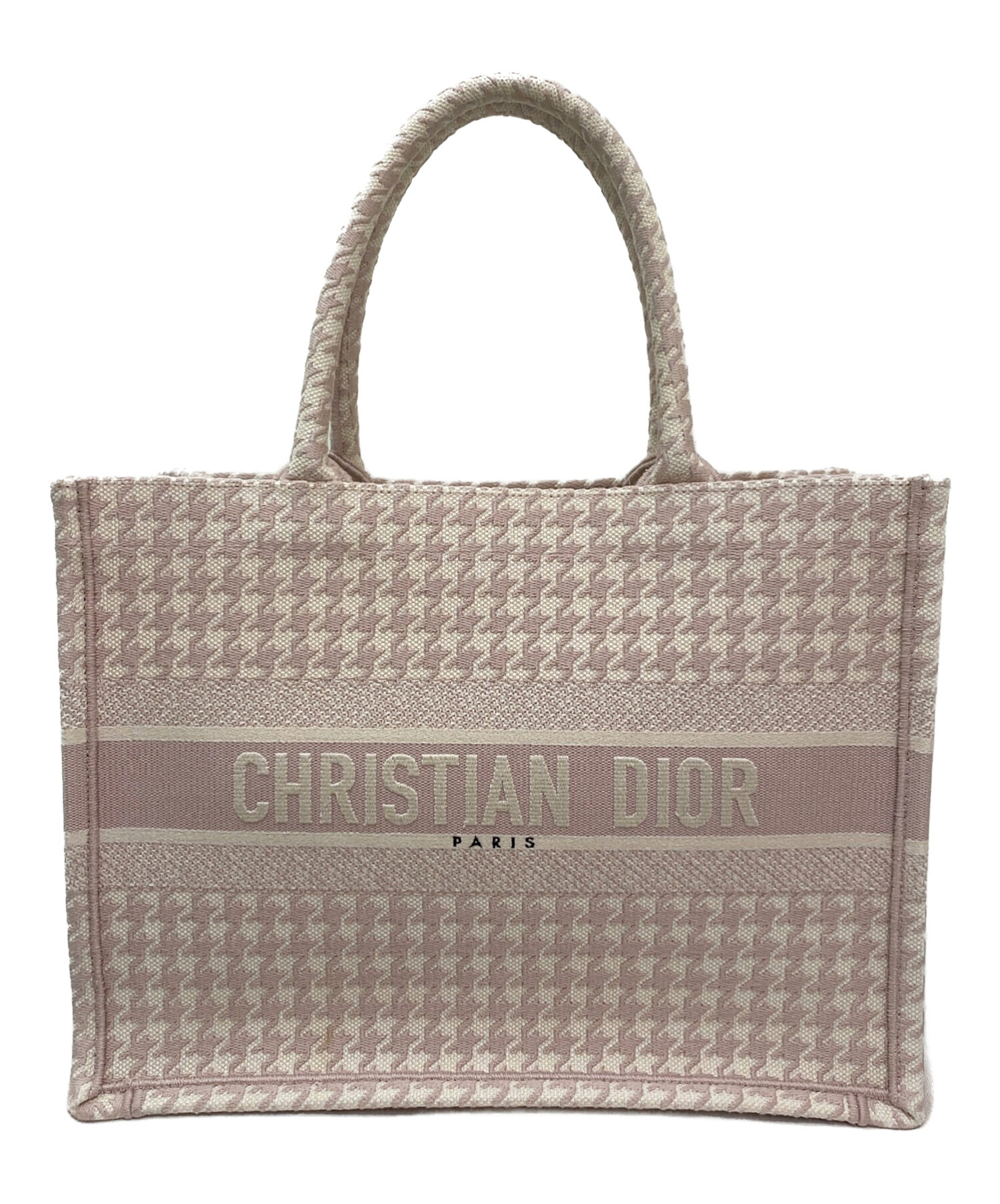 Christian Dior (クリスチャン ディオール) ブックトート ローズ デ ヴァン サイズ:ミディアム