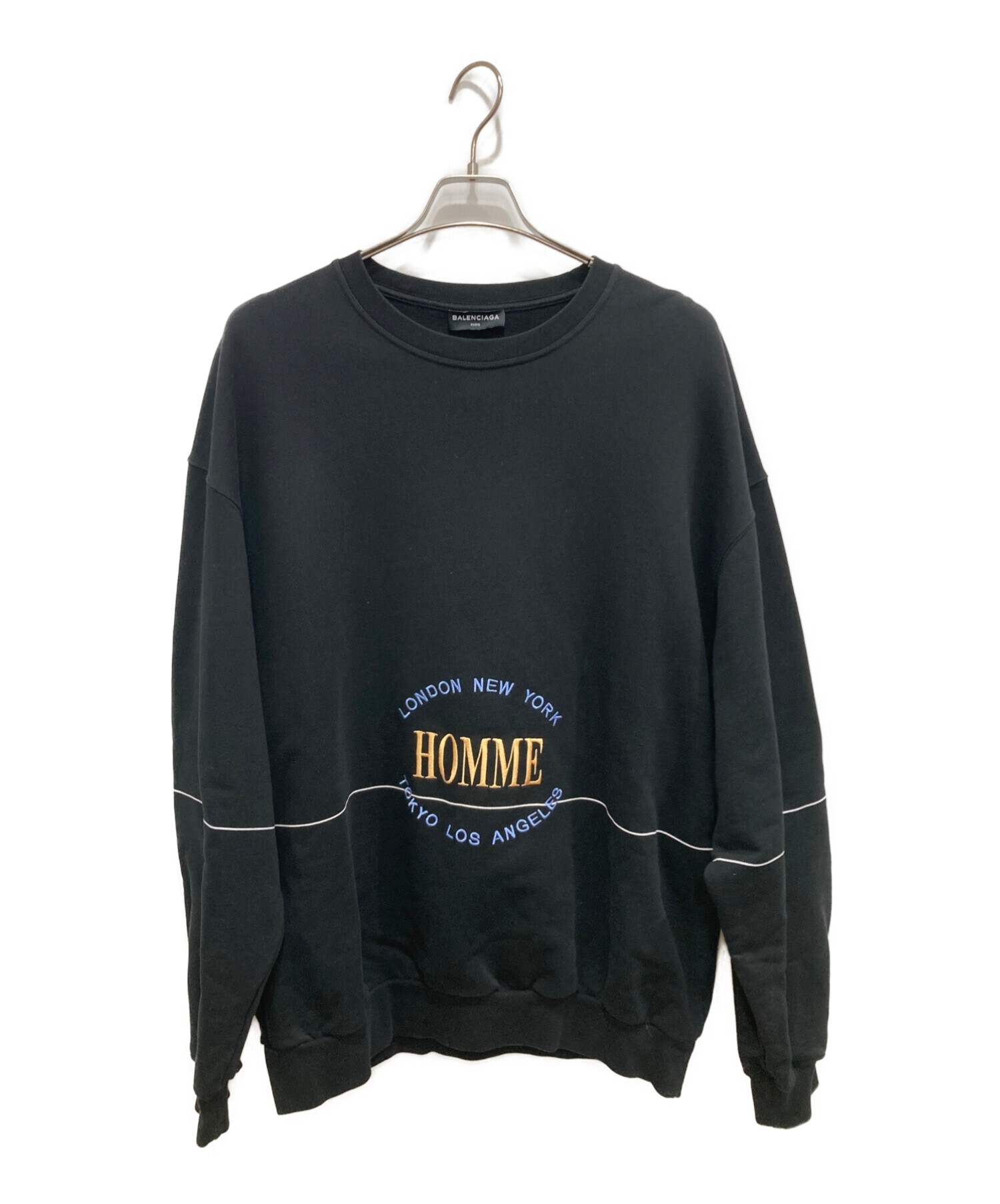 中古・古着通販】BALENCIAGA (バレンシアガ) HOMME刺繍オーバーサイズ 