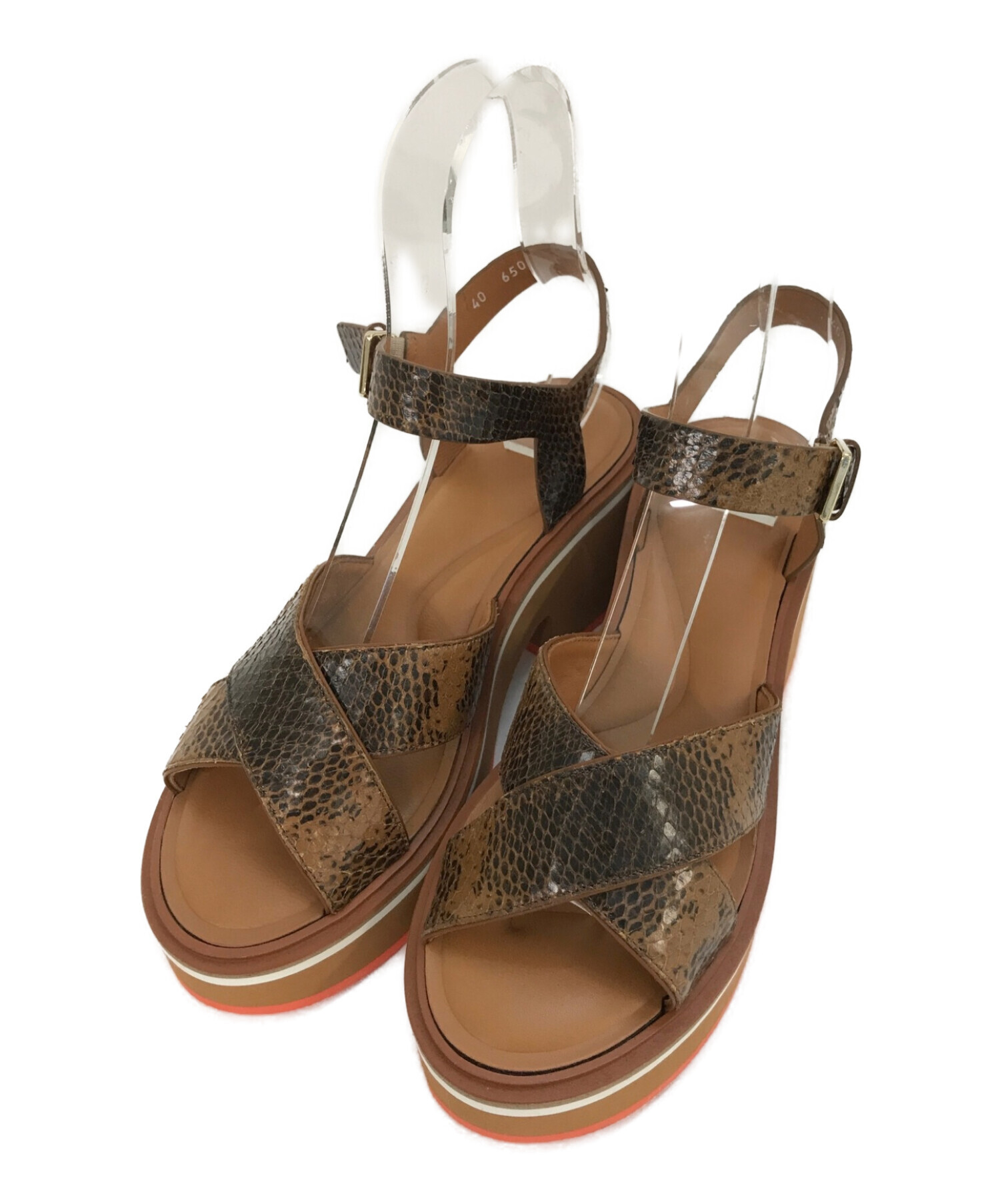 CLERGERIE クレジュリー フラットサンダル ベイクルーズ取扱66000円 