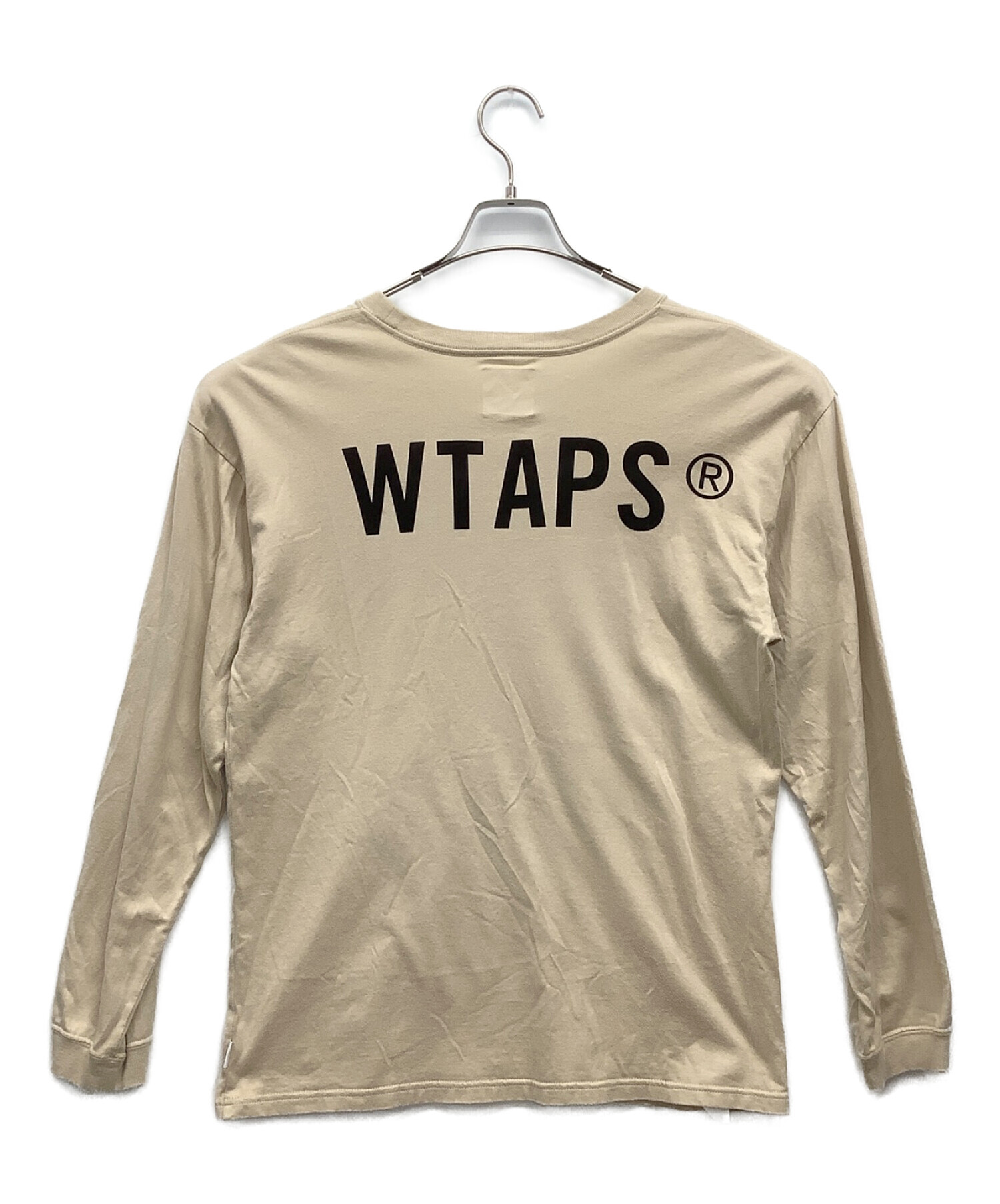 WTAPS (ダブルタップス) 長袖Tシャツ ベージュ サイズ:X 02