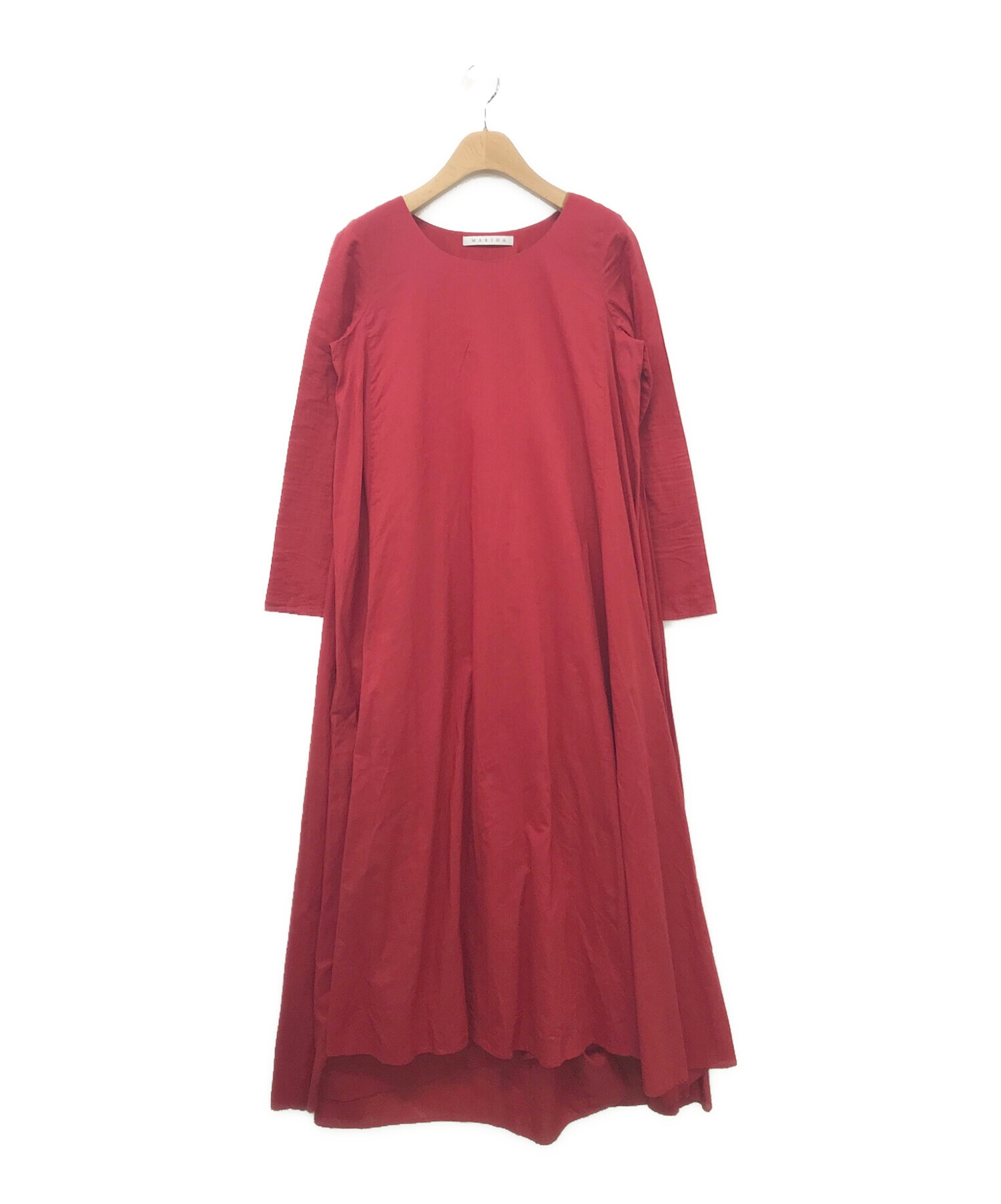 中古・古着通販】MARIHA (マリハ) 花園のドレス レッド サイズ  