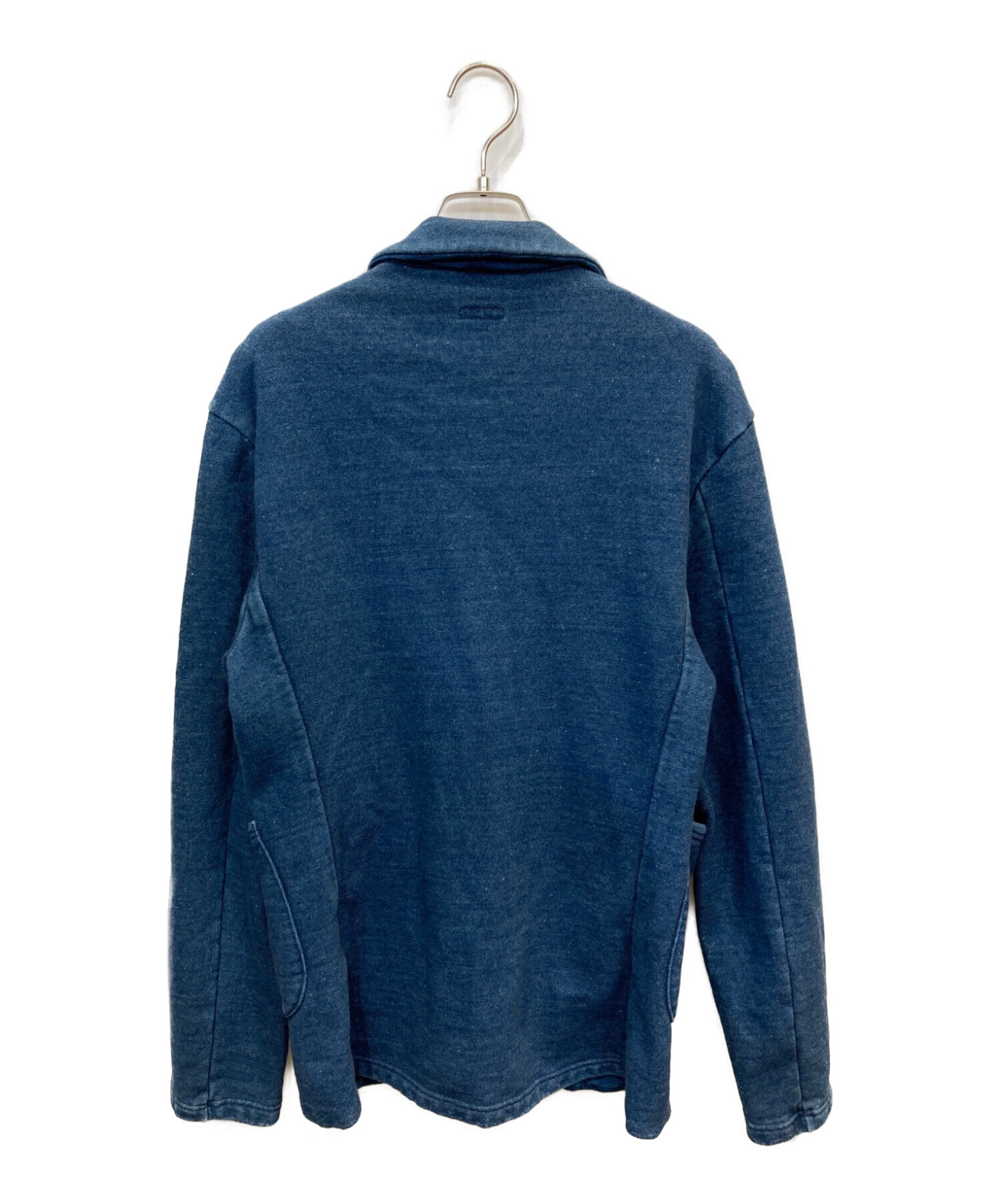 KAPITAL (キャピタル) インディゴ染スウェットテーラードジャケット ブルー サイズ:４