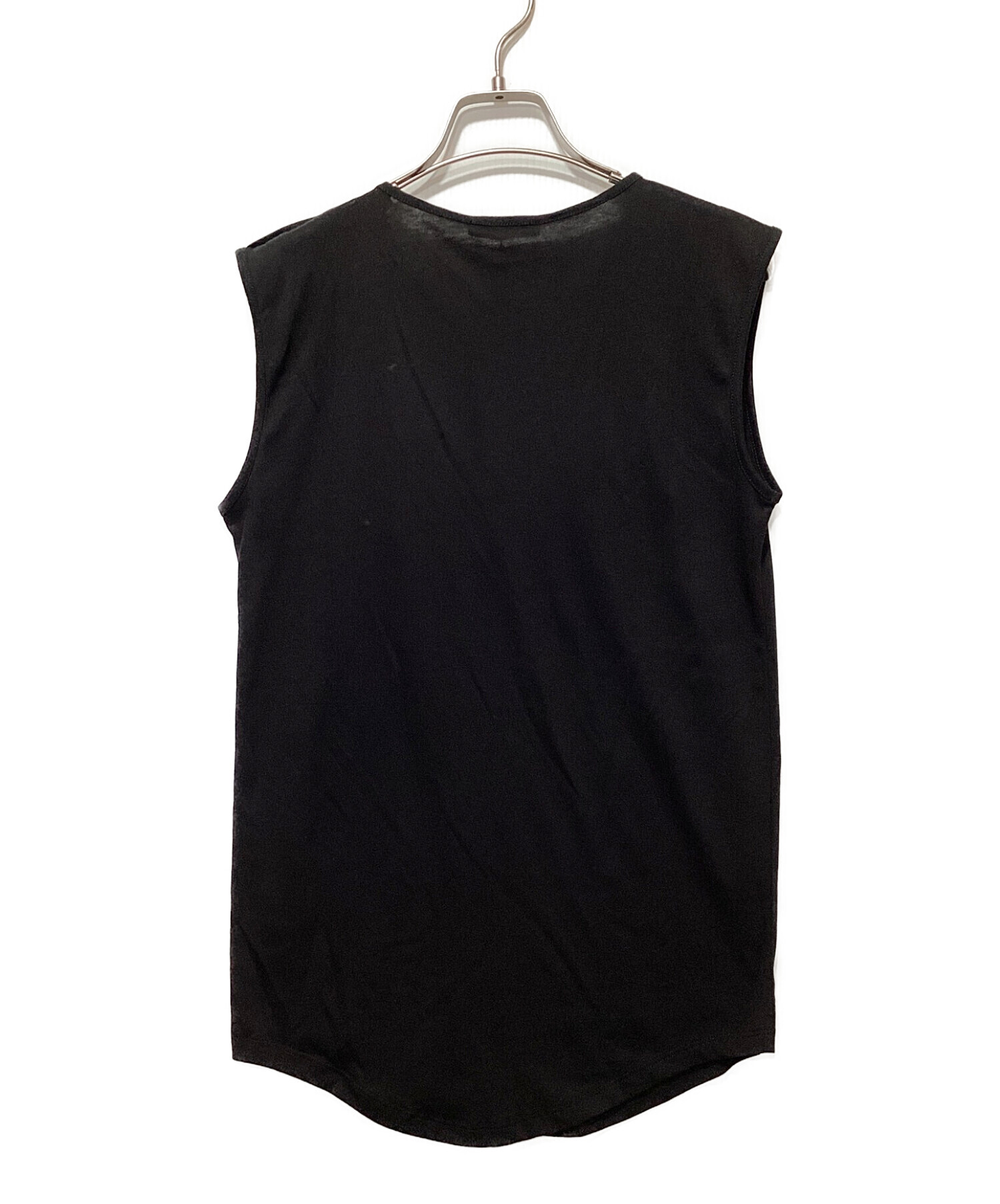 中古・古着通販】BALMAIN (バルマン) 金釦ノースリーブTシャツ 
