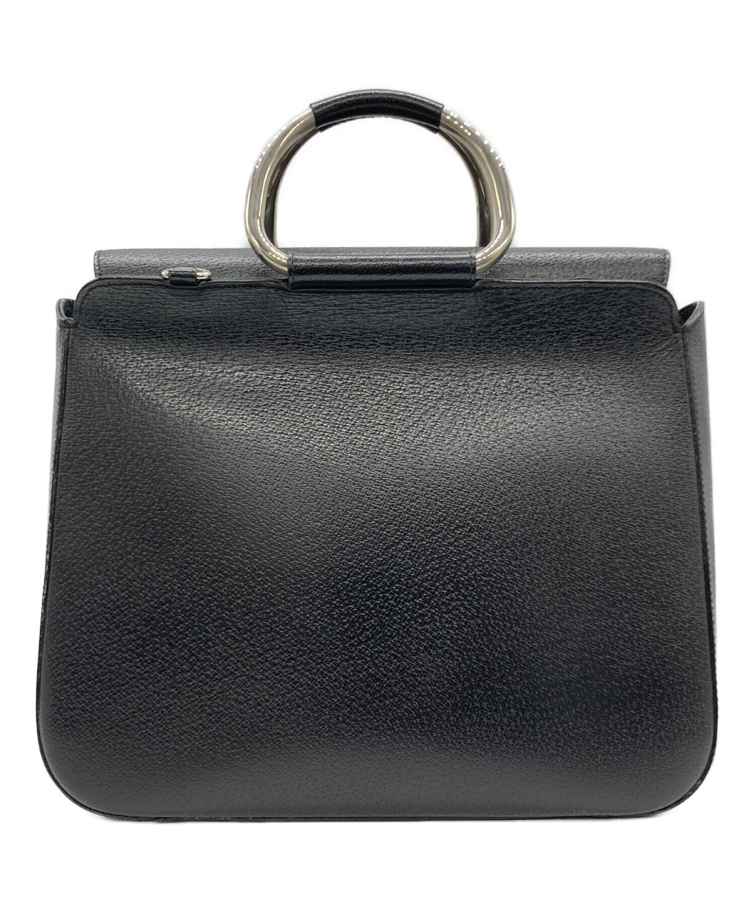 希少/美品】GUCCI エナメル ターンロック 2WAYハンドバッグ グッチ 