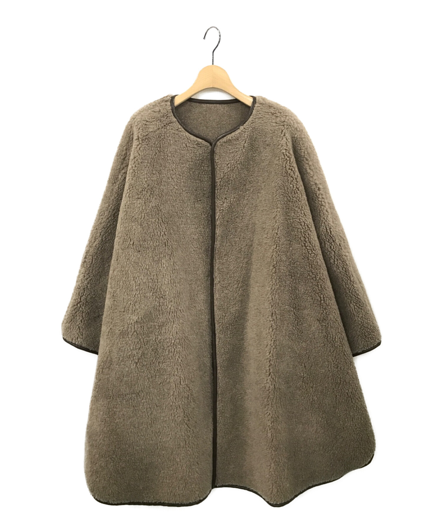 中古・古着通販】CITYSHOP (シティショップ) BOA PONCHO コート モカ 