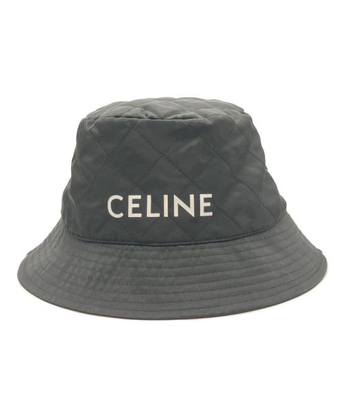 セリーヌ CELINE バケットハット ナイロンツイル 弱々しかっ ブラック 