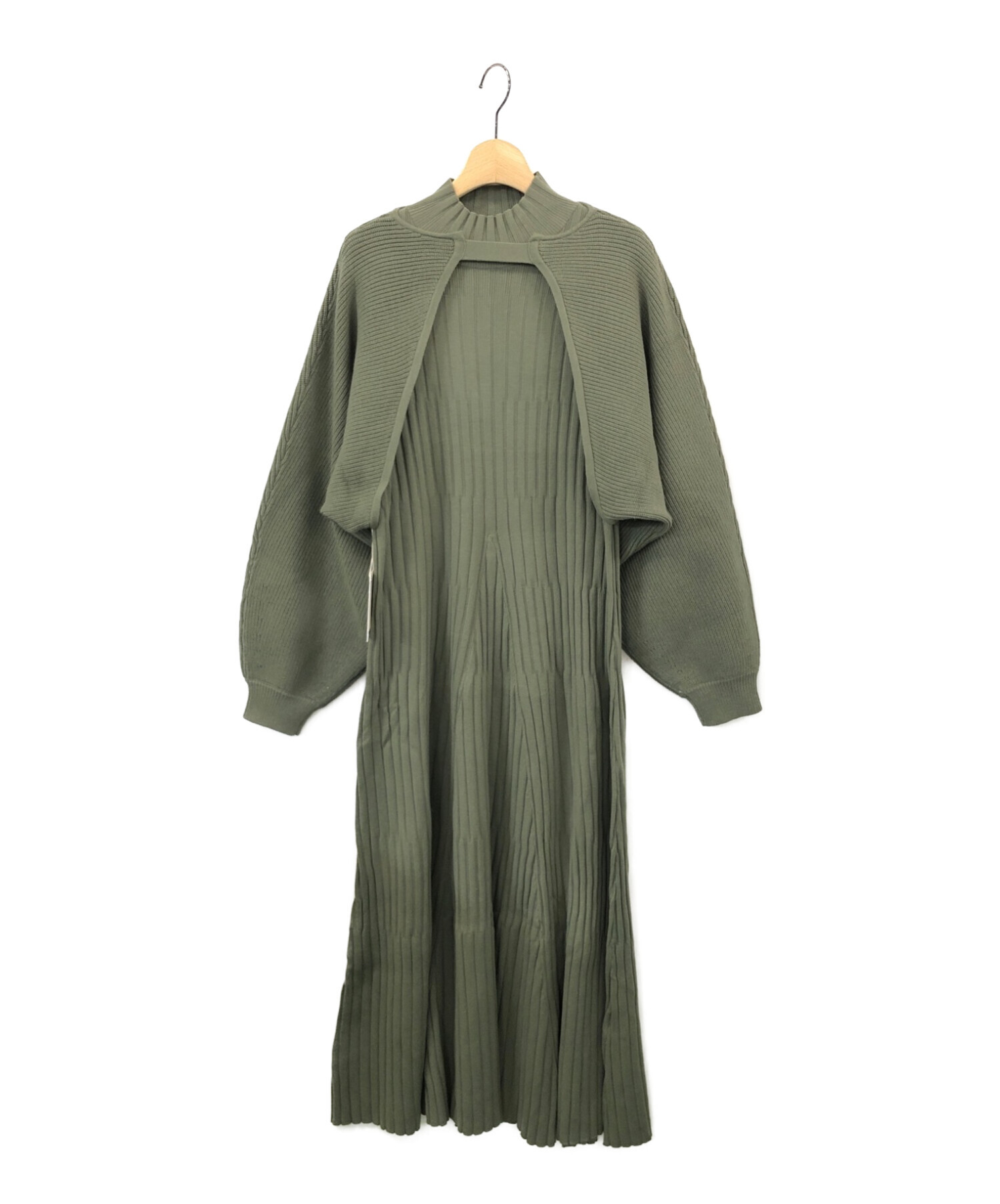 中古・古着通販】CADUNE (カデュネ) ニットアンサンブルワンピース  
