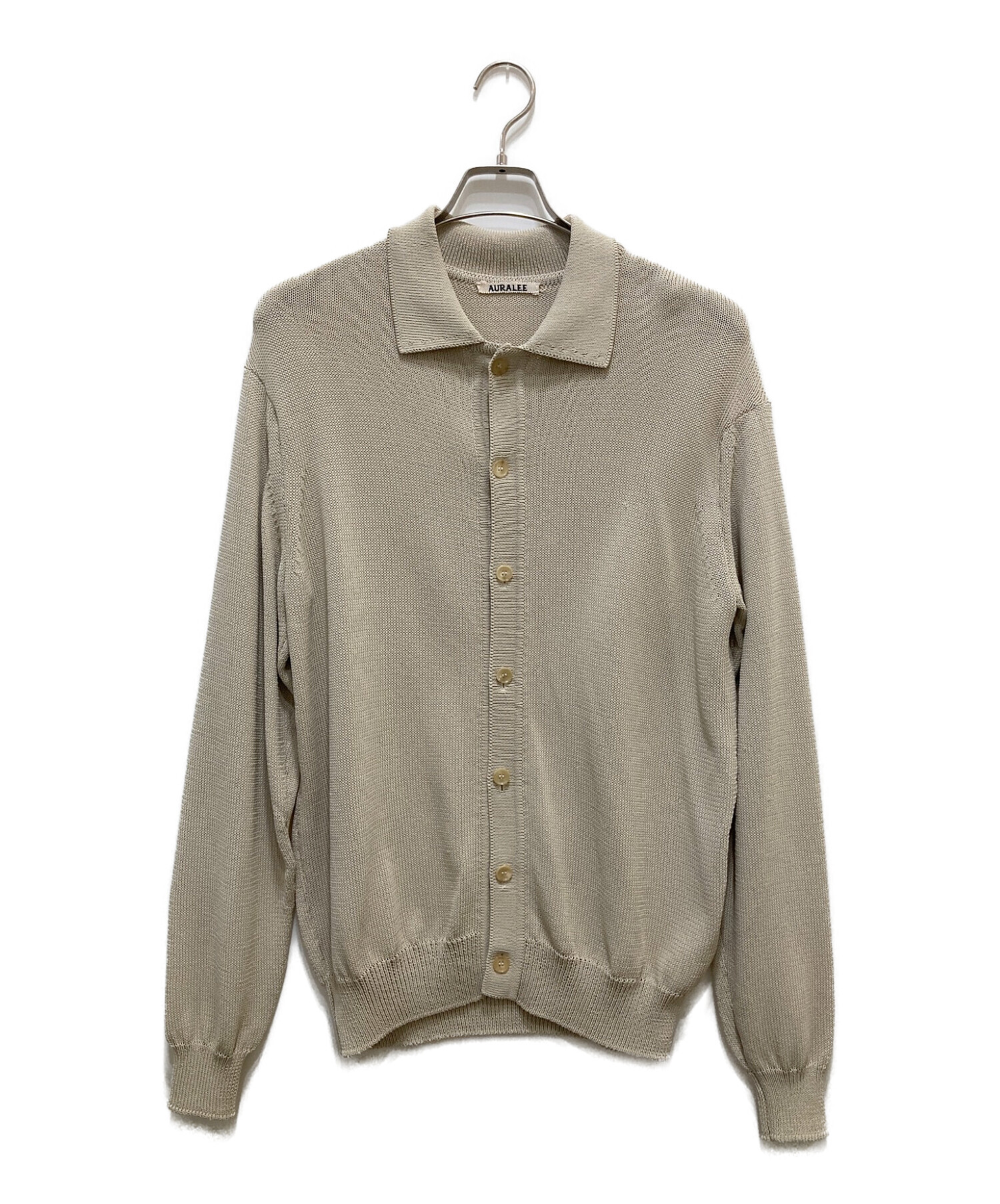 中古・古着通販】AURALEE (オーラリー) COTTON POLYESTER CODE KNIT 