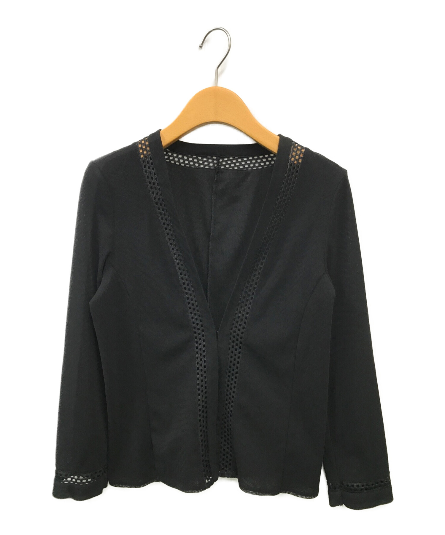 VIVIENNETAM zipカーディガンサイズ0 美品 VIVIENNE TAM ウール ダブル