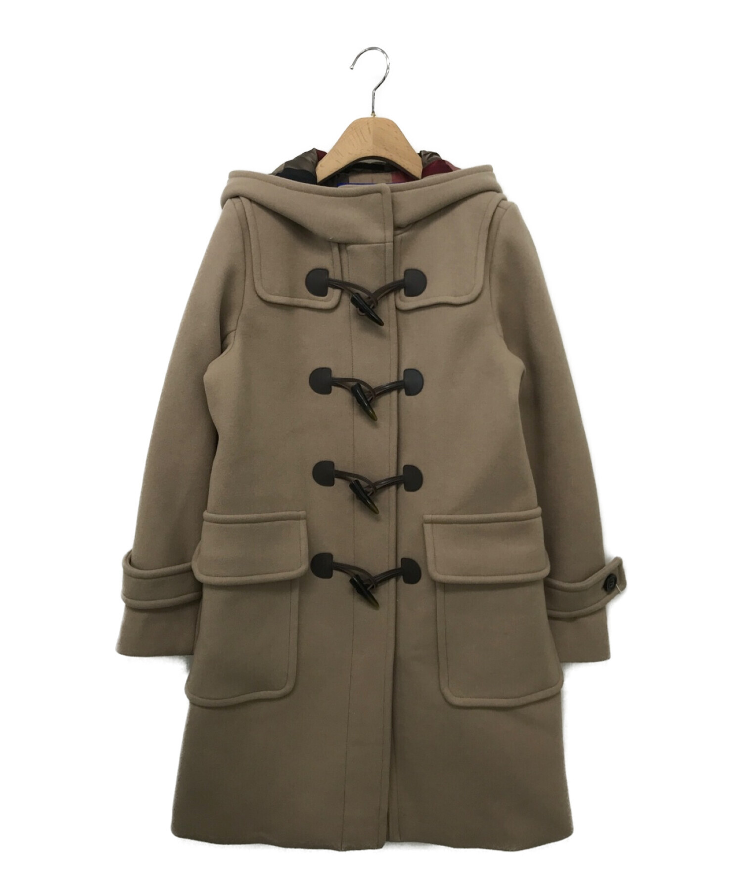 BLUE LABEL ベージュ ダッフルコート 36 ブルーレーベル クレスト