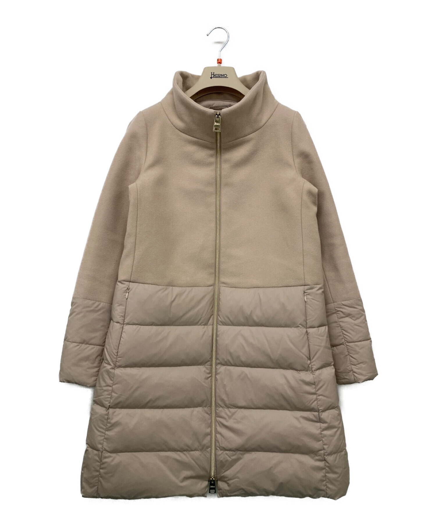 中古・古着通販】HERNO (ヘルノ) コンビハイブリッドダウンコート 