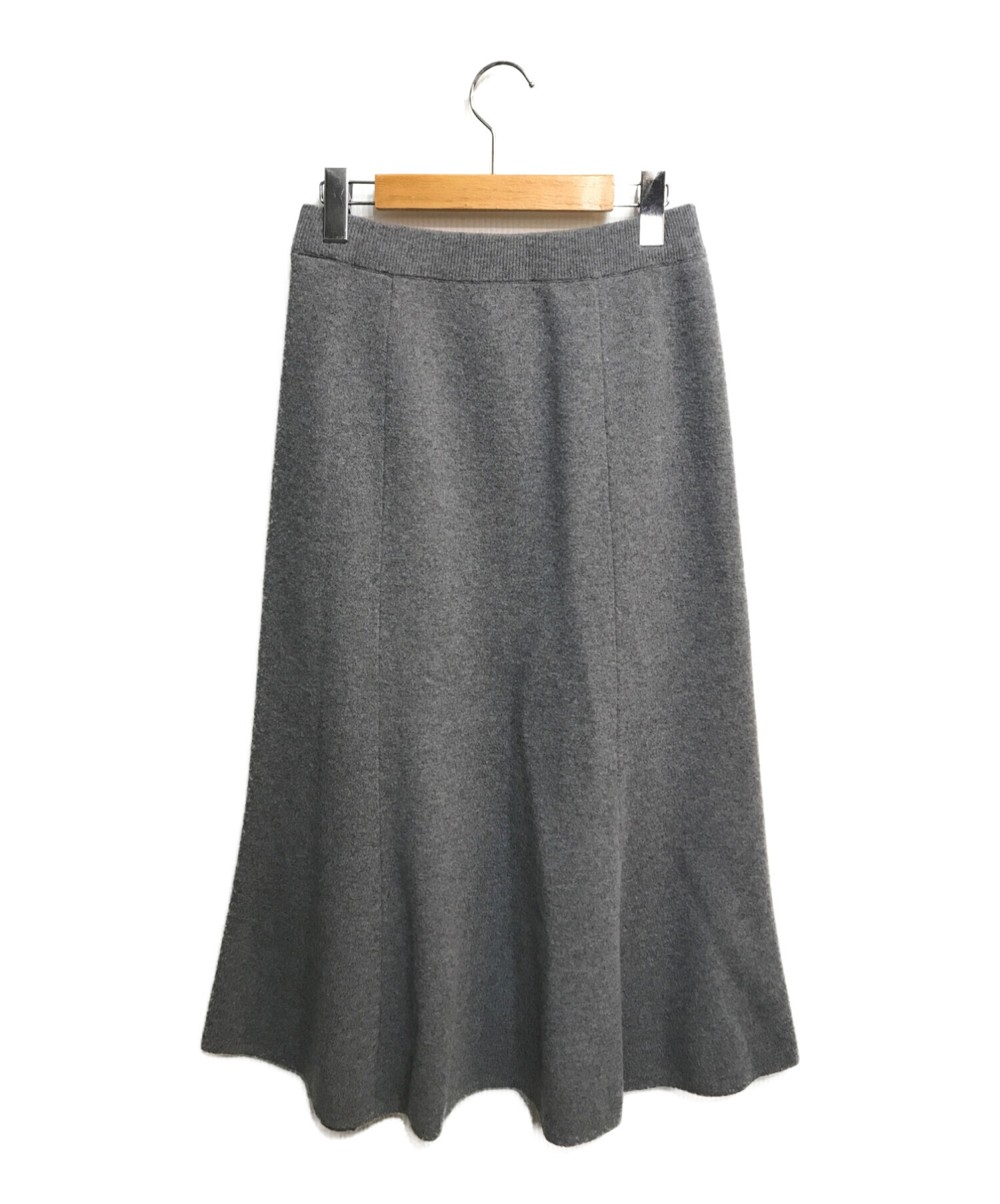 アパルトモン　Knit Flare Skirtカラーブラック