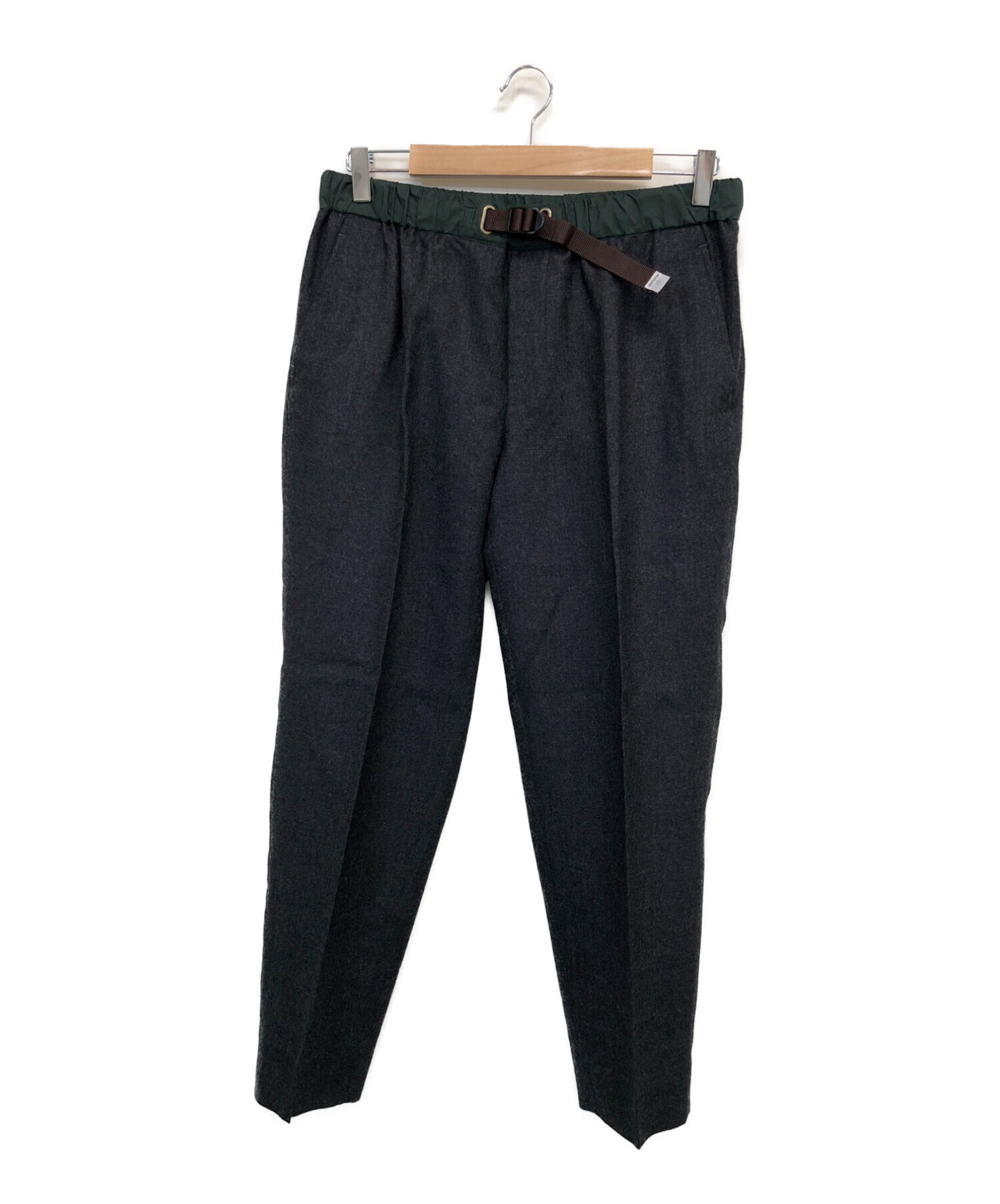 kolor/BEACON (カラービーコン) Wool Saxony Easy Pants グレー サイズ:2