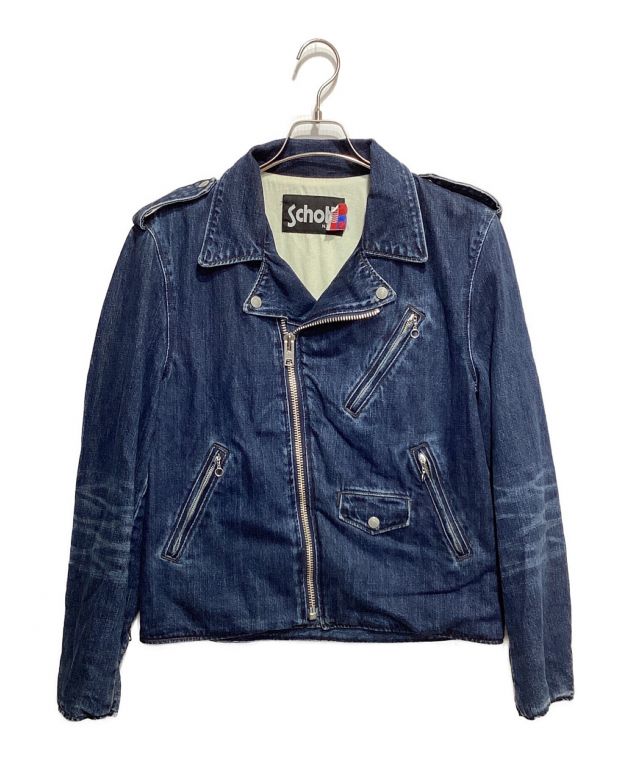 中古・古着通販】Schott (ショット) デニムライダースジャケット 