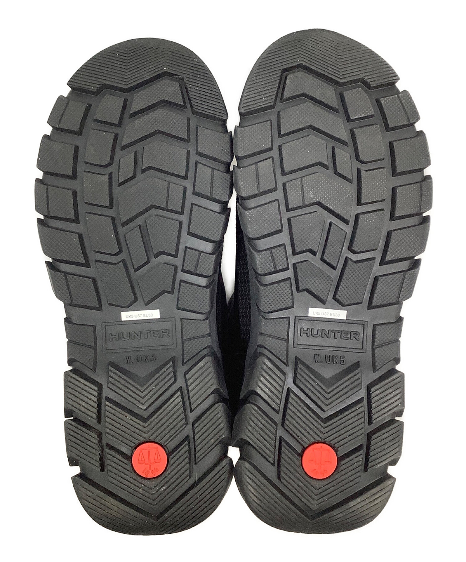HUNTER スノーブーツ UK5 US7 EU38 ブラック
