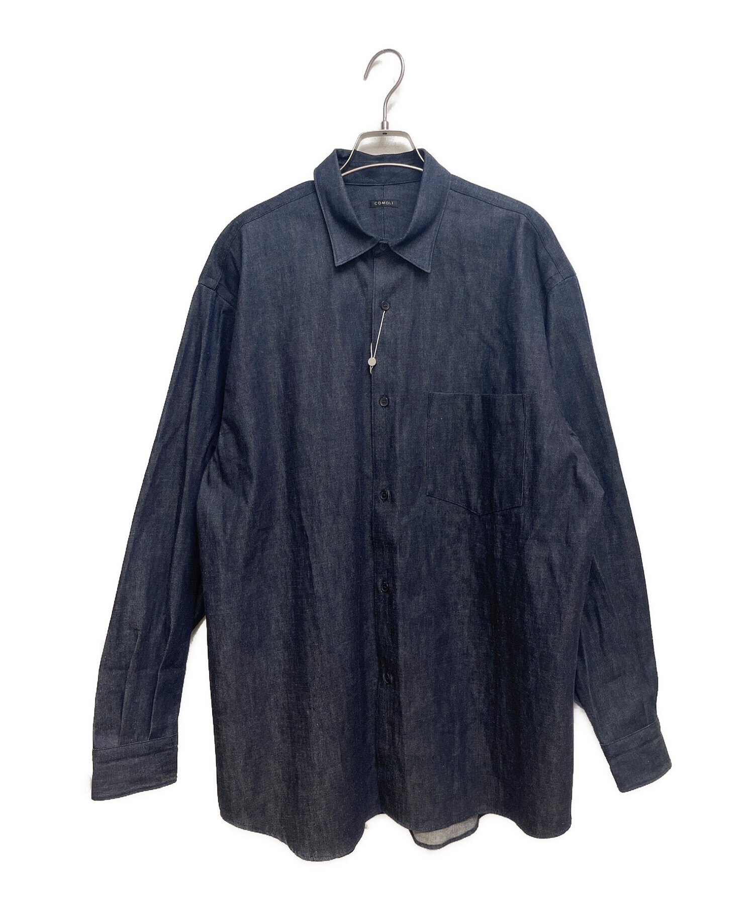 COMOLI (コモリ) デニムコモリシャツ ネイビー サイズ:4 未使用品