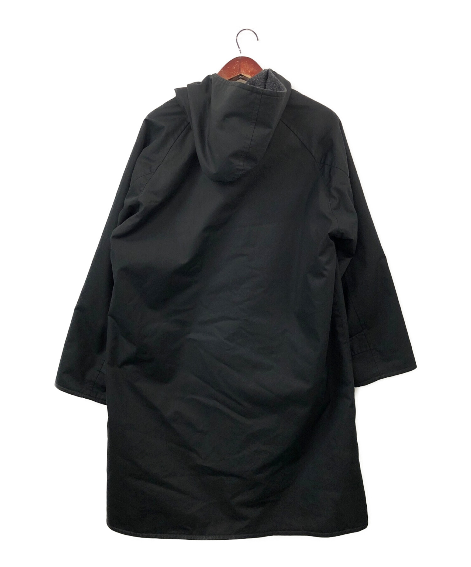 COMOLI (コモリ) フーデッドコート ブラック サイズ:2
