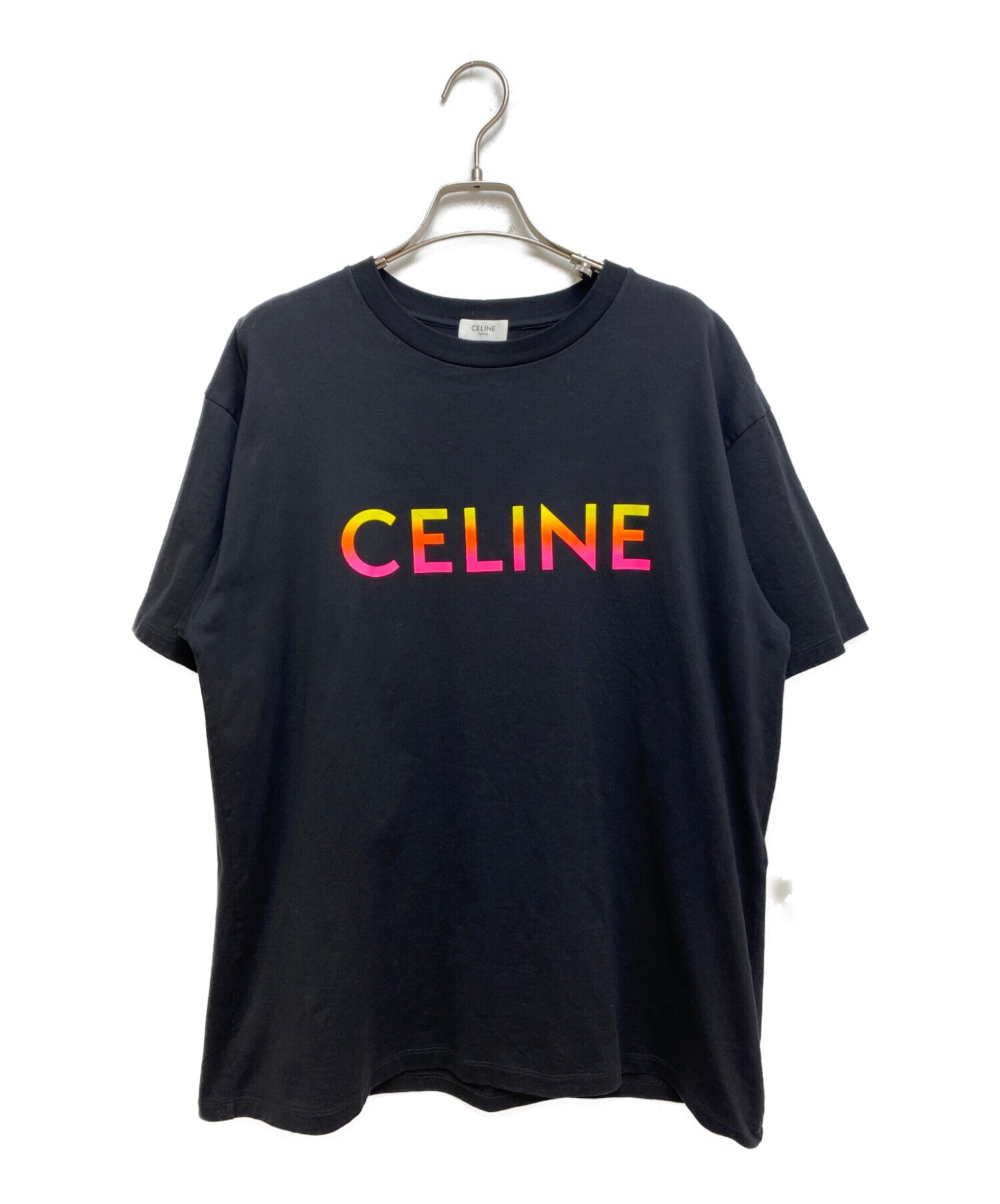 CELINE (セリーヌ) ルーズTシャツ / コットンジャージー ブラック サイズ:S