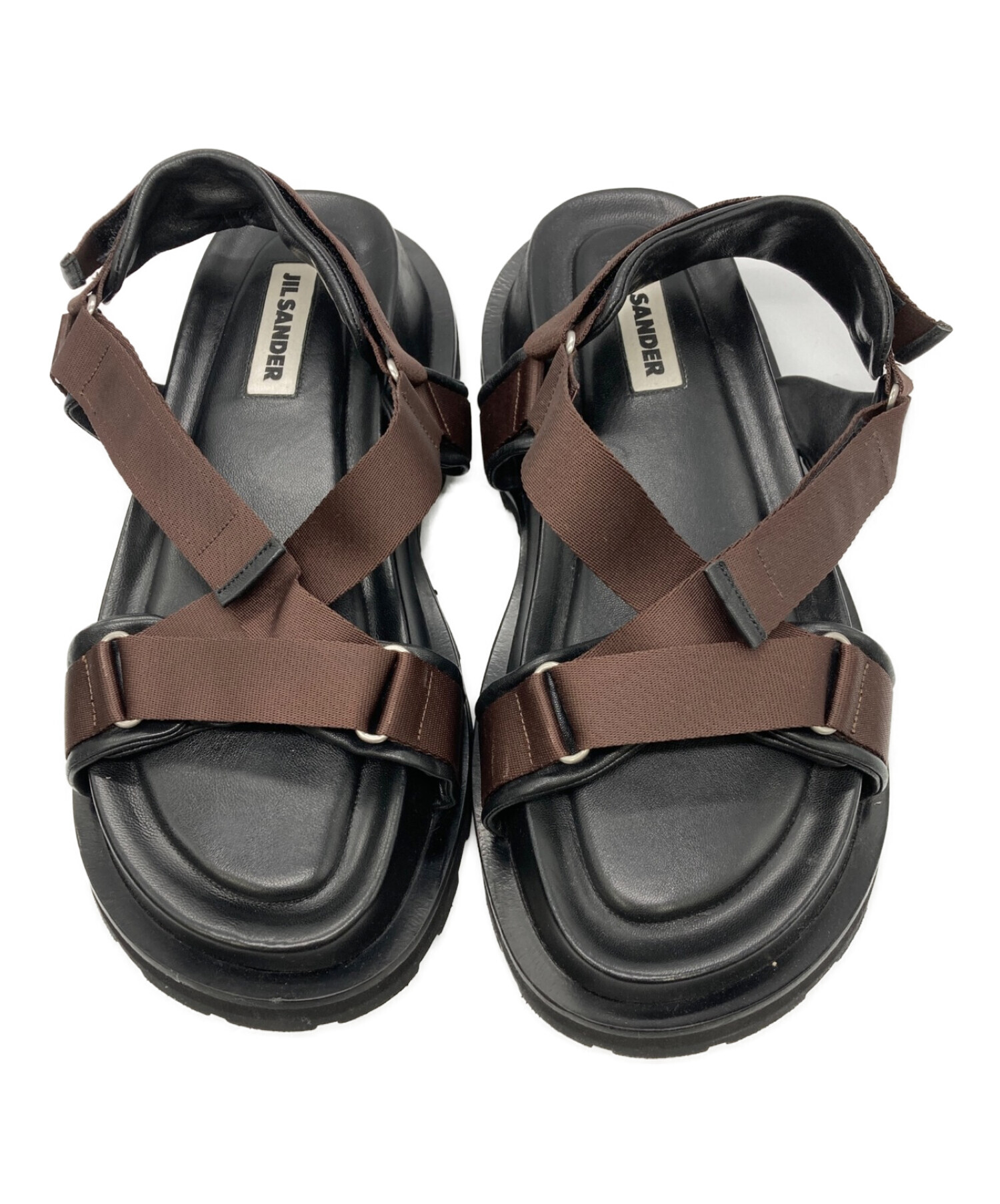 JIL SANDER プラットフォームレザーサンダル 【公式通販】