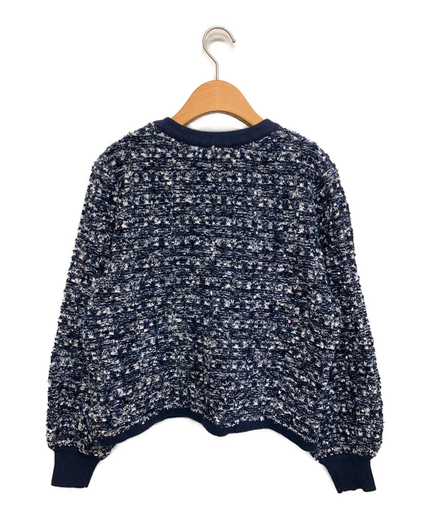 Dolce. ドルチェ ツイードカーディガン【navy】｜トップス