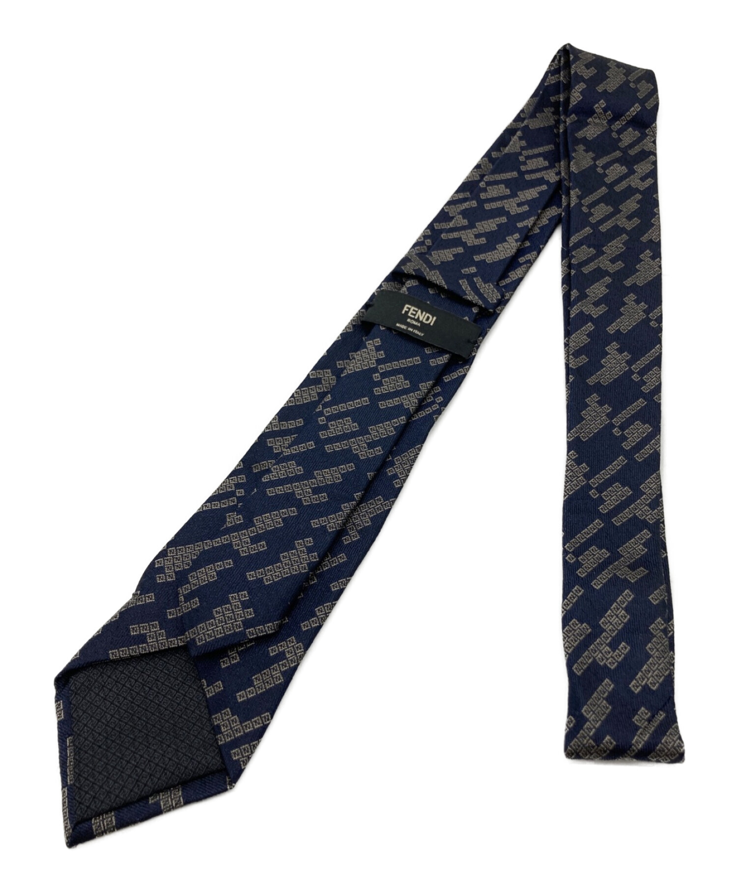中古・古着通販】FENDI (フェンディ) ネクタイ ネイビー サイズ 