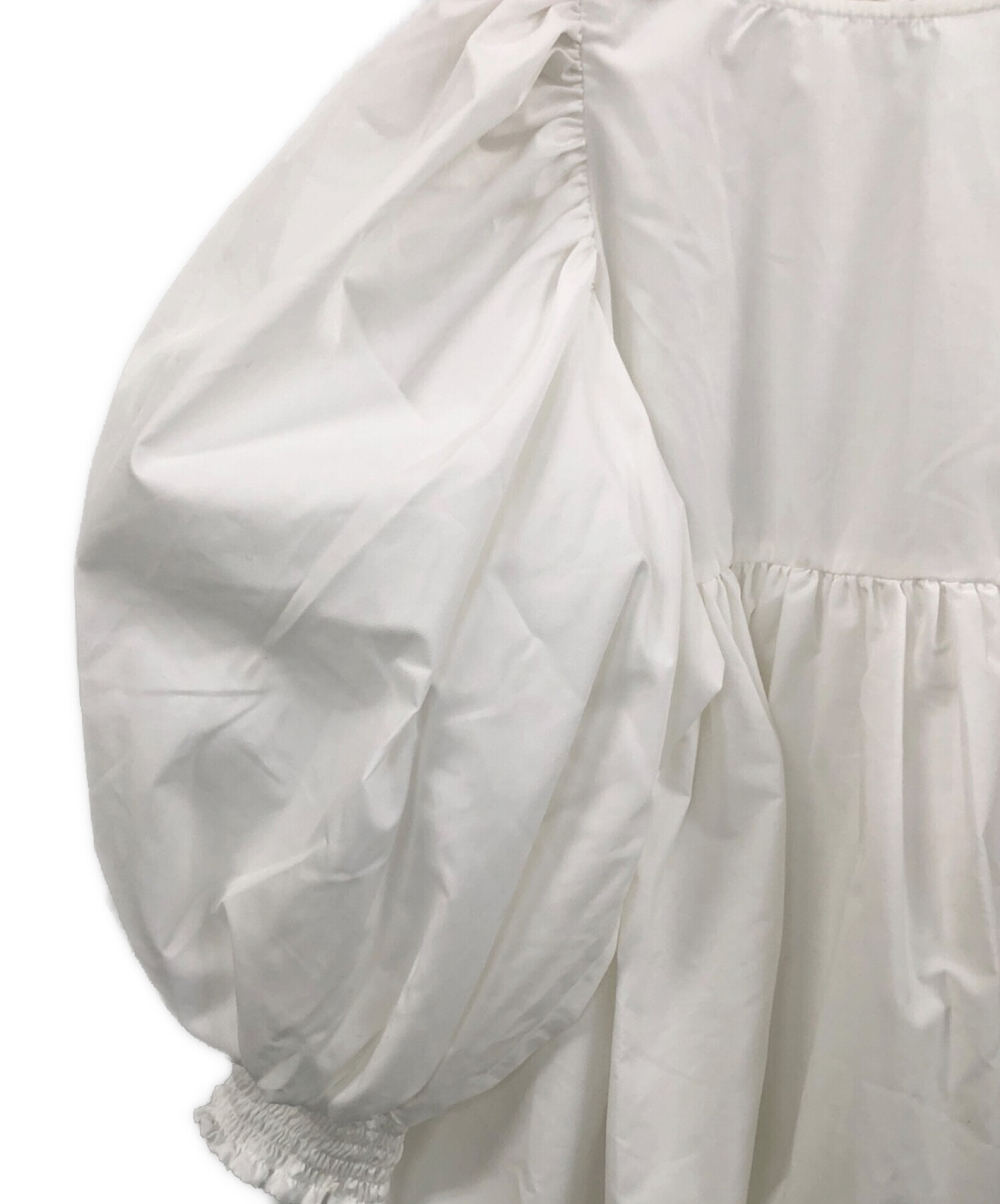 YOIHI フリル　布おばけ　ブラウス YOIHI(ヨイヒ) 布おばけブラウス ブラック