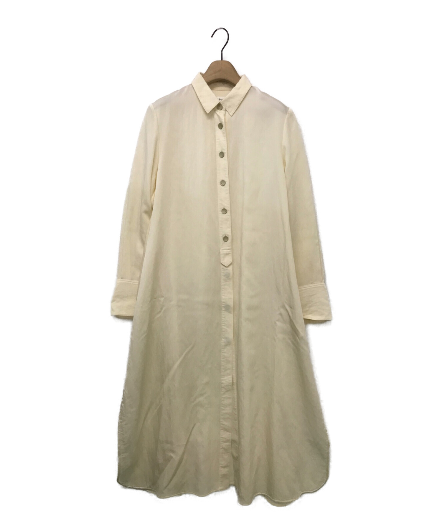 中古・古着通販】EBURE (エブール) フロントボタンシャツワンピース 