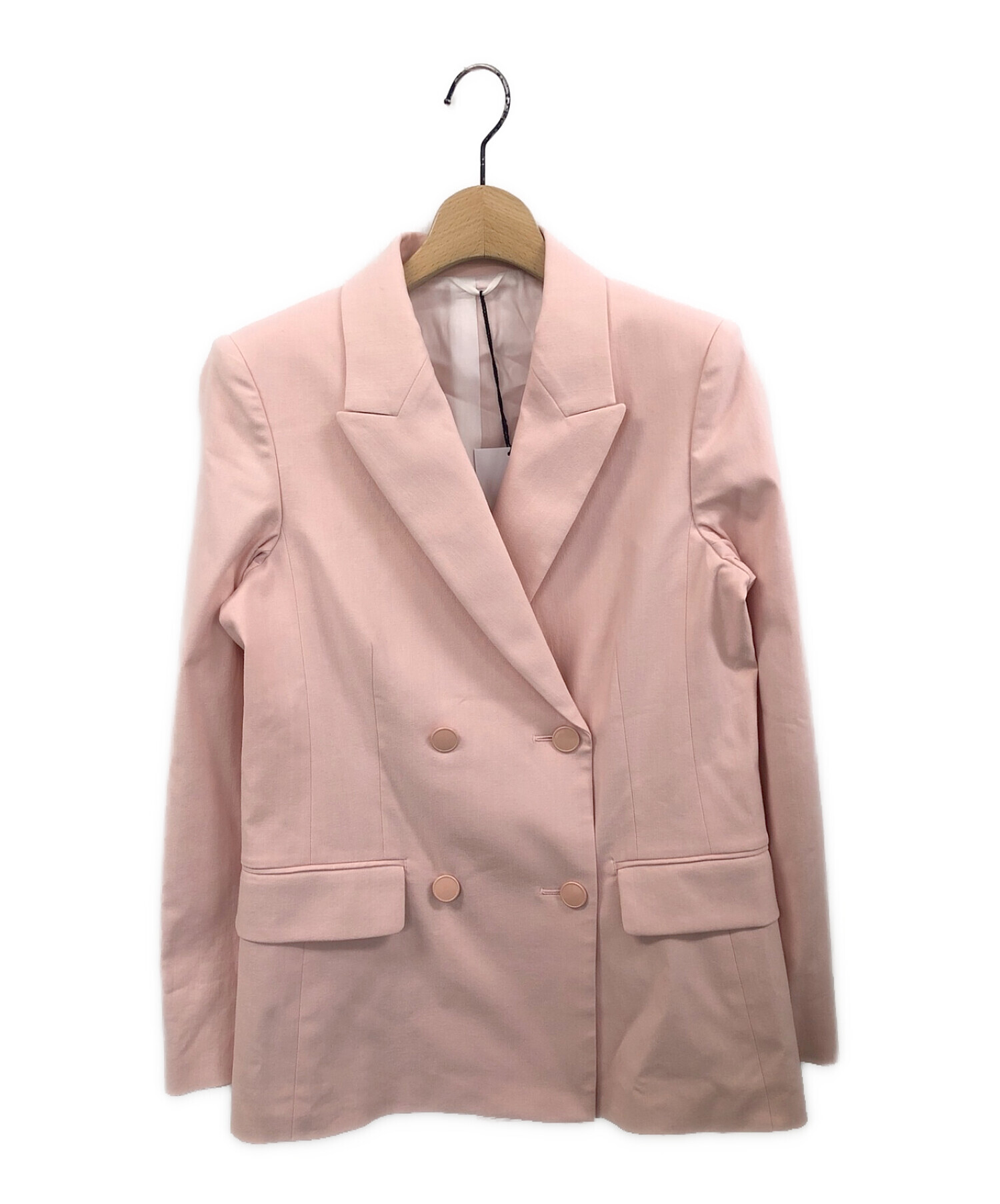 ANAYI ストレッチツイルジャケットピンク