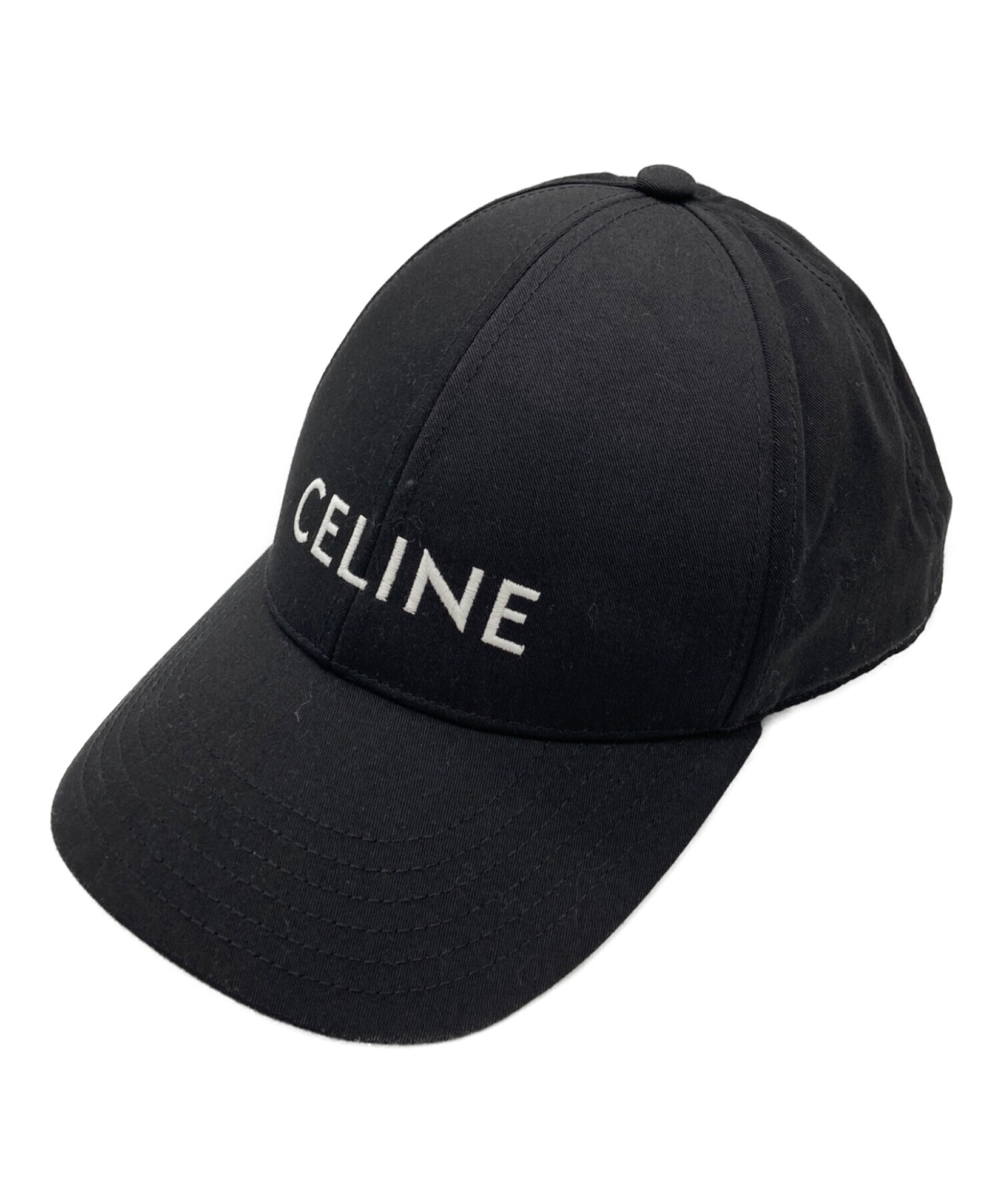 中古・古着通販】CELINE (セリーヌ) ベースボールキャップ ブラック 