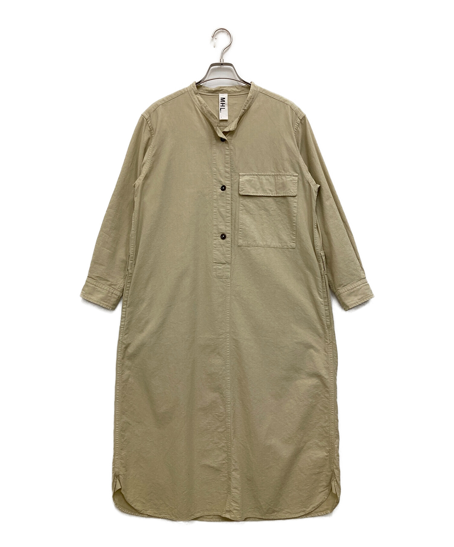 中古・古着通販】MHL (エムエイチエル) DENSE COTTONワンピース 