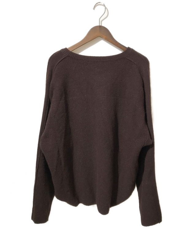 YOKE ALPACA WOOL LONG STOLE ネイビー MOHAIR BORDER LONG STOLE