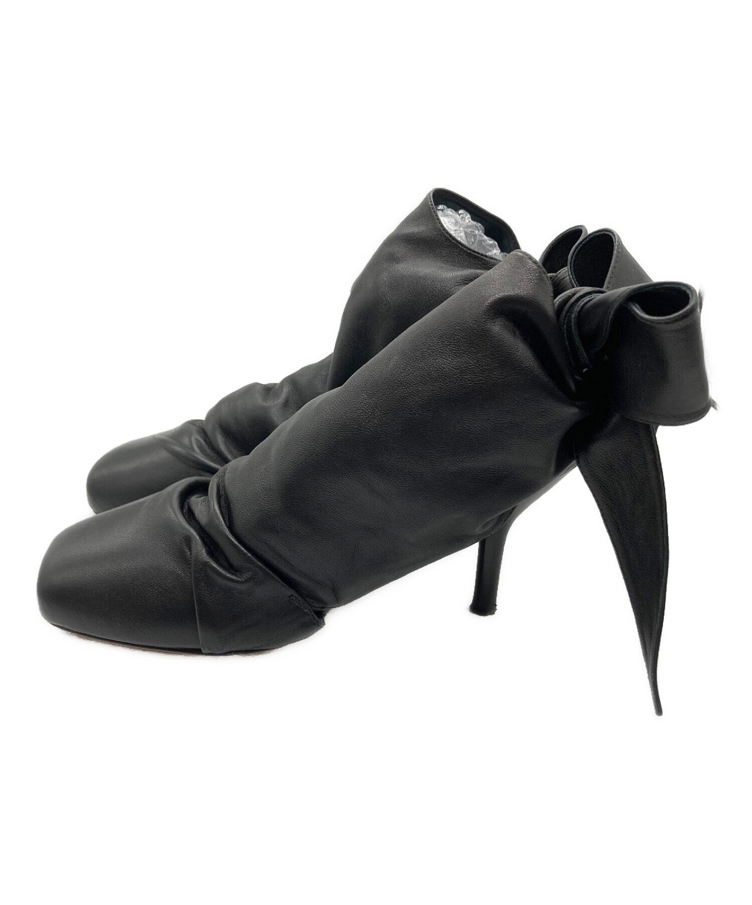 Celine バックレスラムレザーパンプスセリーヌ