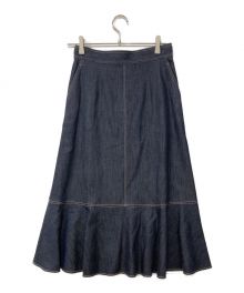 中古・古着通販】ANAYI (アナイ) デニムライクペプラムスカート 