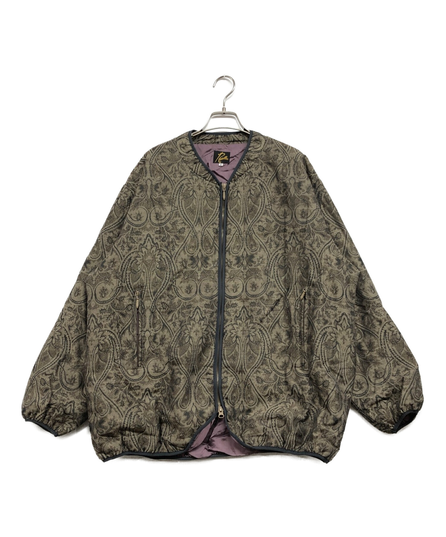 Needles piping quilt jacket 22ss パープル