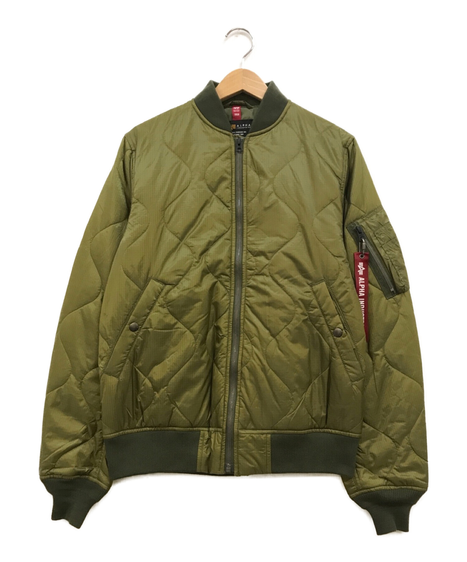 ALPHA MA-1 68年モデル サイズ L （カーキ）