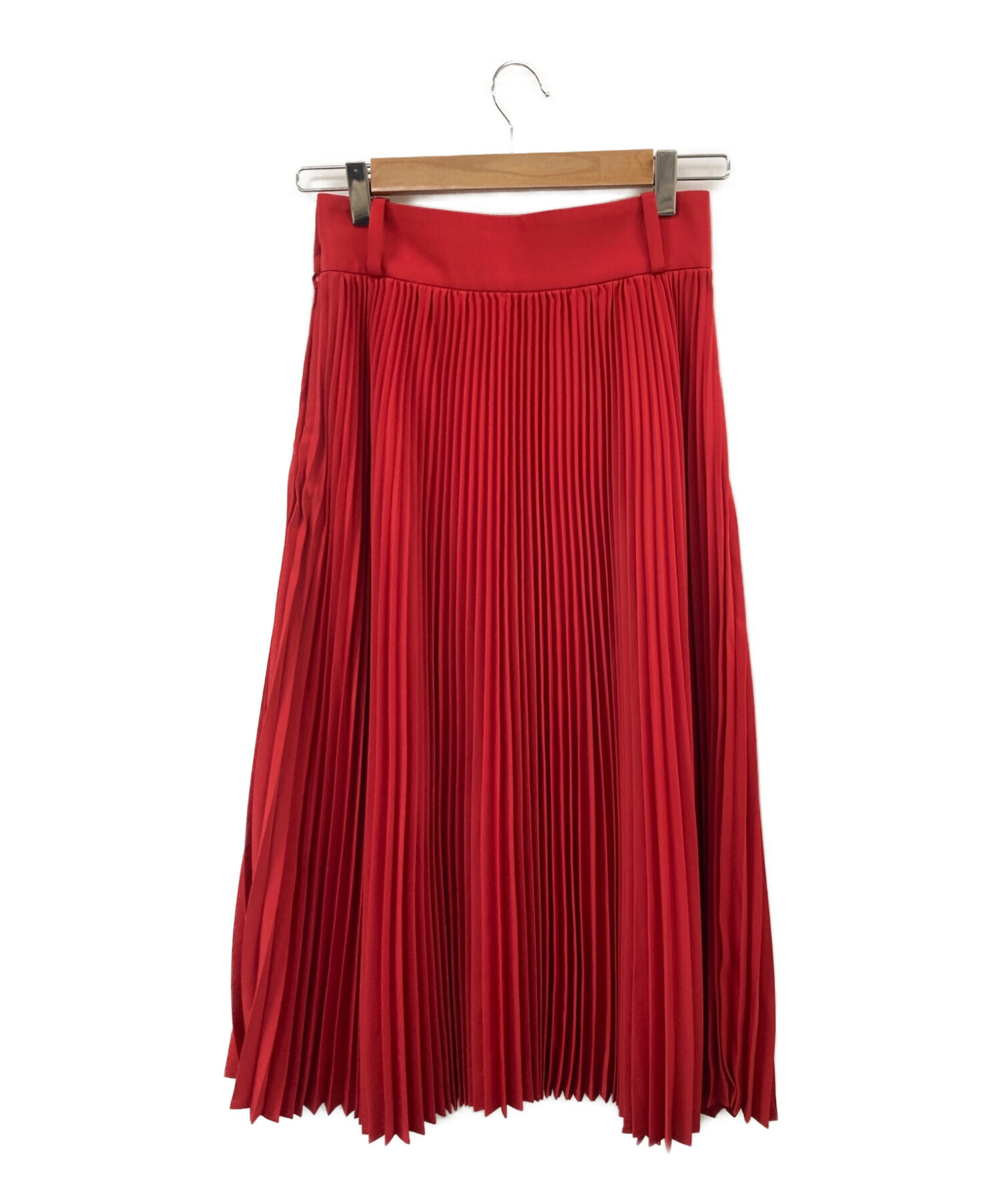 中古・古着通販】HYKE (ハイク) プリーツスカート レッド サイズ:1 